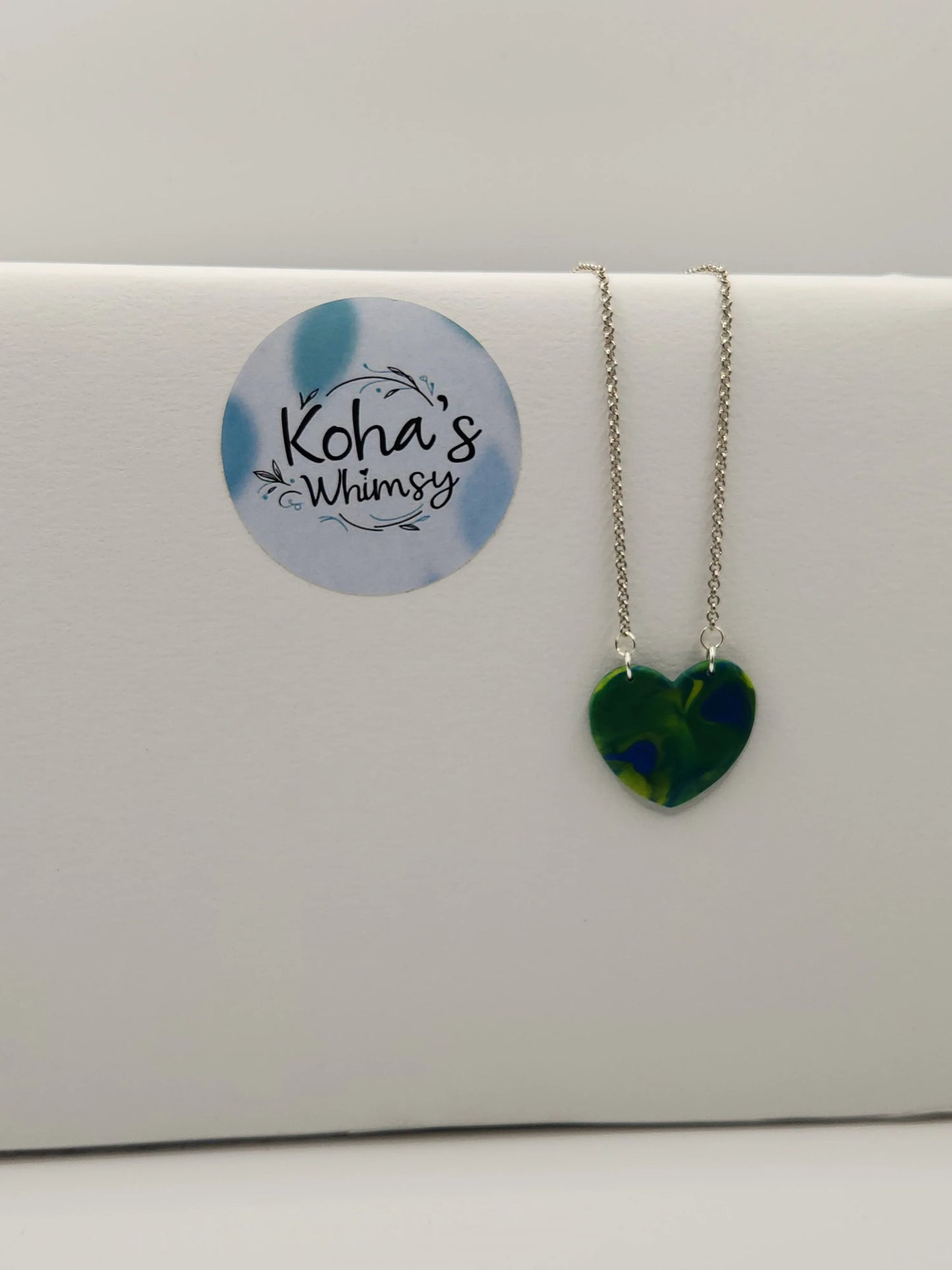 Handmade polymer clay - Creekbed Jewellery Set
