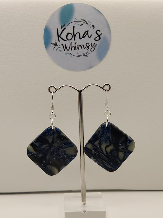 Starlight Shimmer Rounded Diamond Dangle Earring