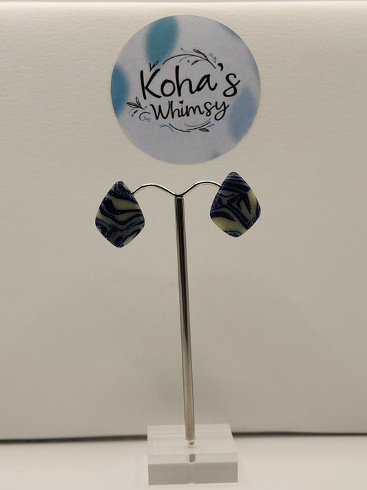 Starlight Shimmer Small Drop Diamond Stud Earrings