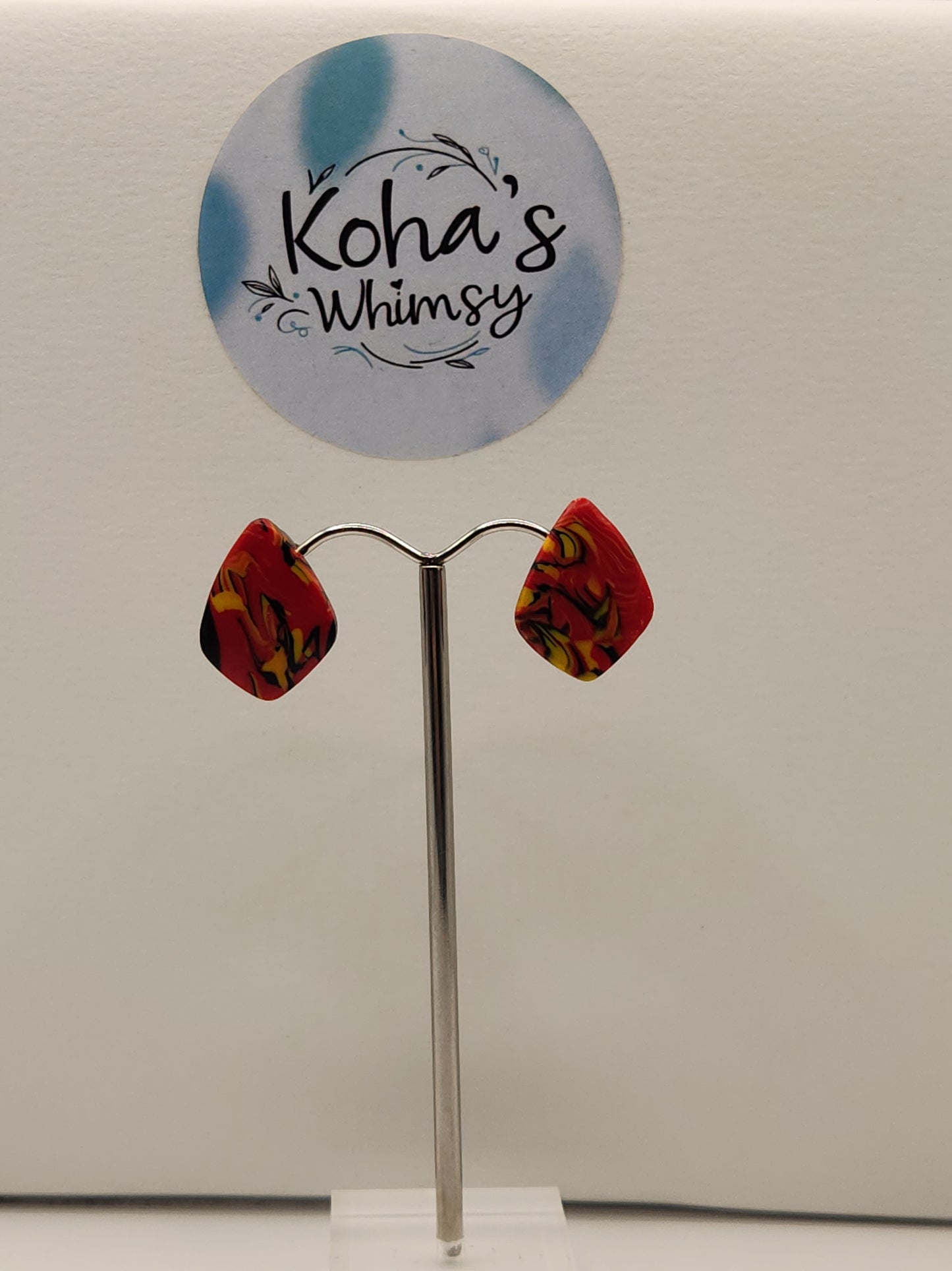 Dreamtime Jewellery Set - Diamond Studs & Cascading Rectangles Necklace