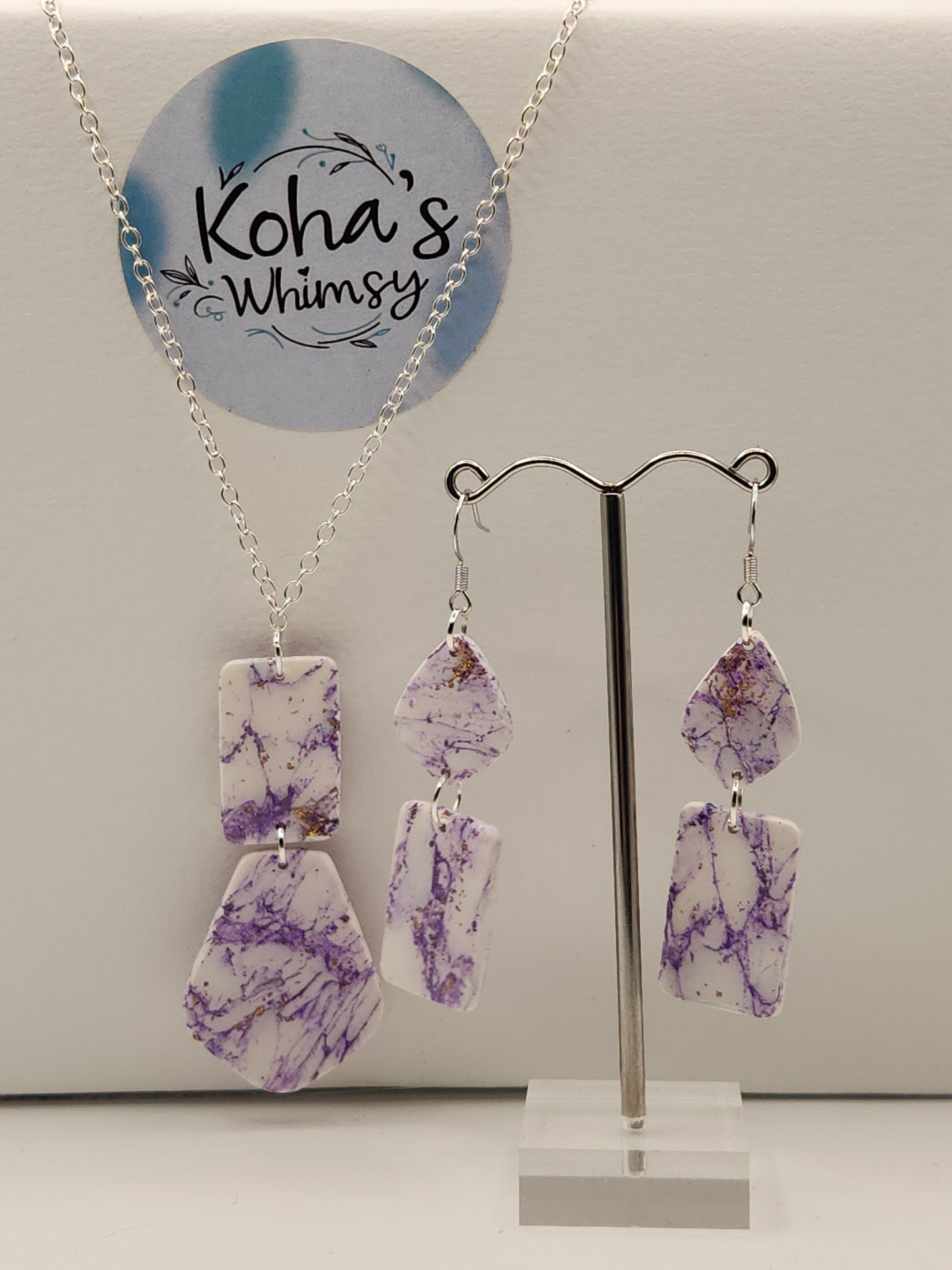Violet Howlite Jewellery Set