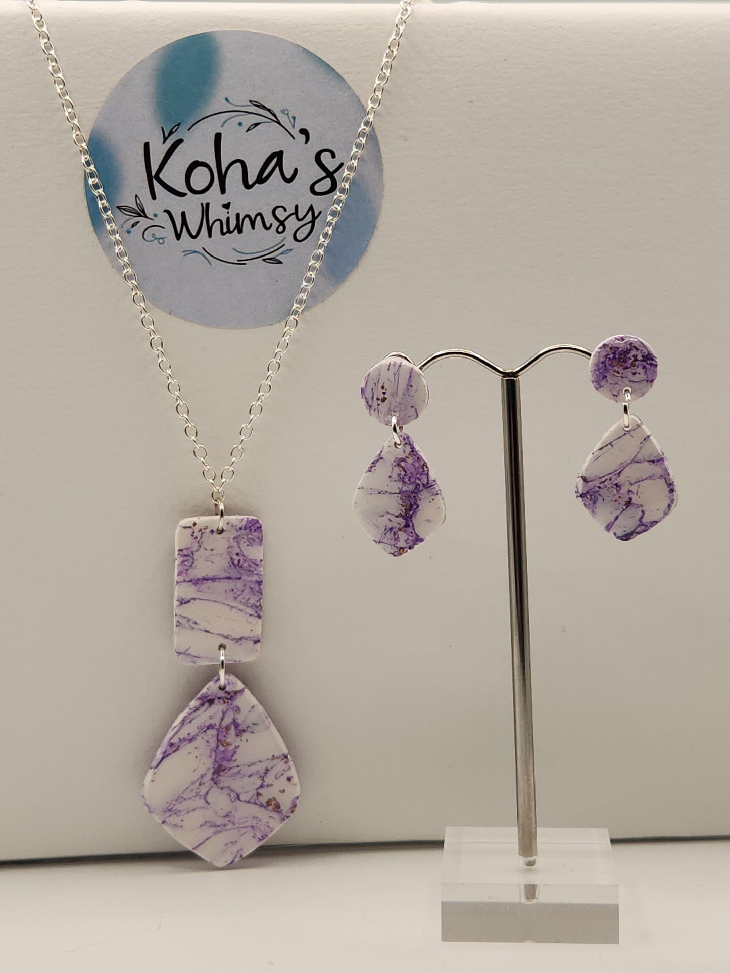 Violet Howlite Jewellery Set