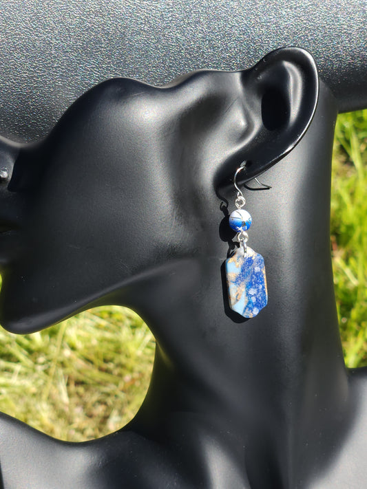 Lapis Vein Arabesque Drops