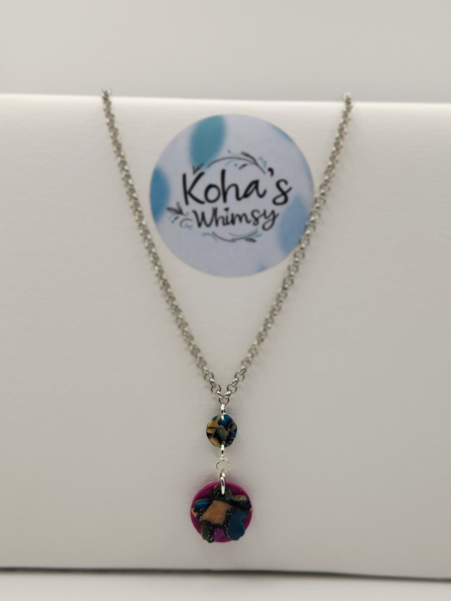 Rainbow Fish Blossom Pendant