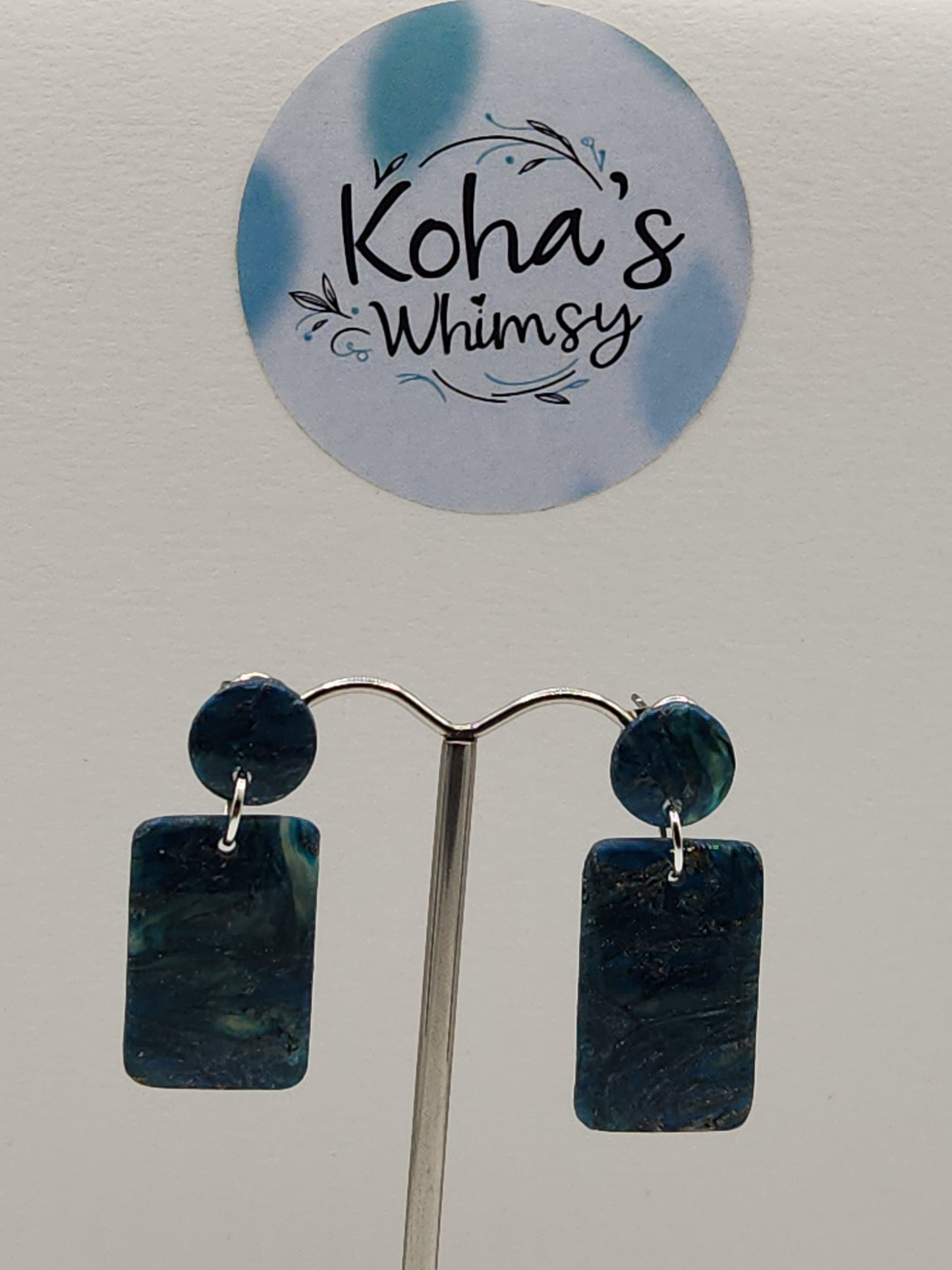 Kingfisher Swirl Jewellery Set