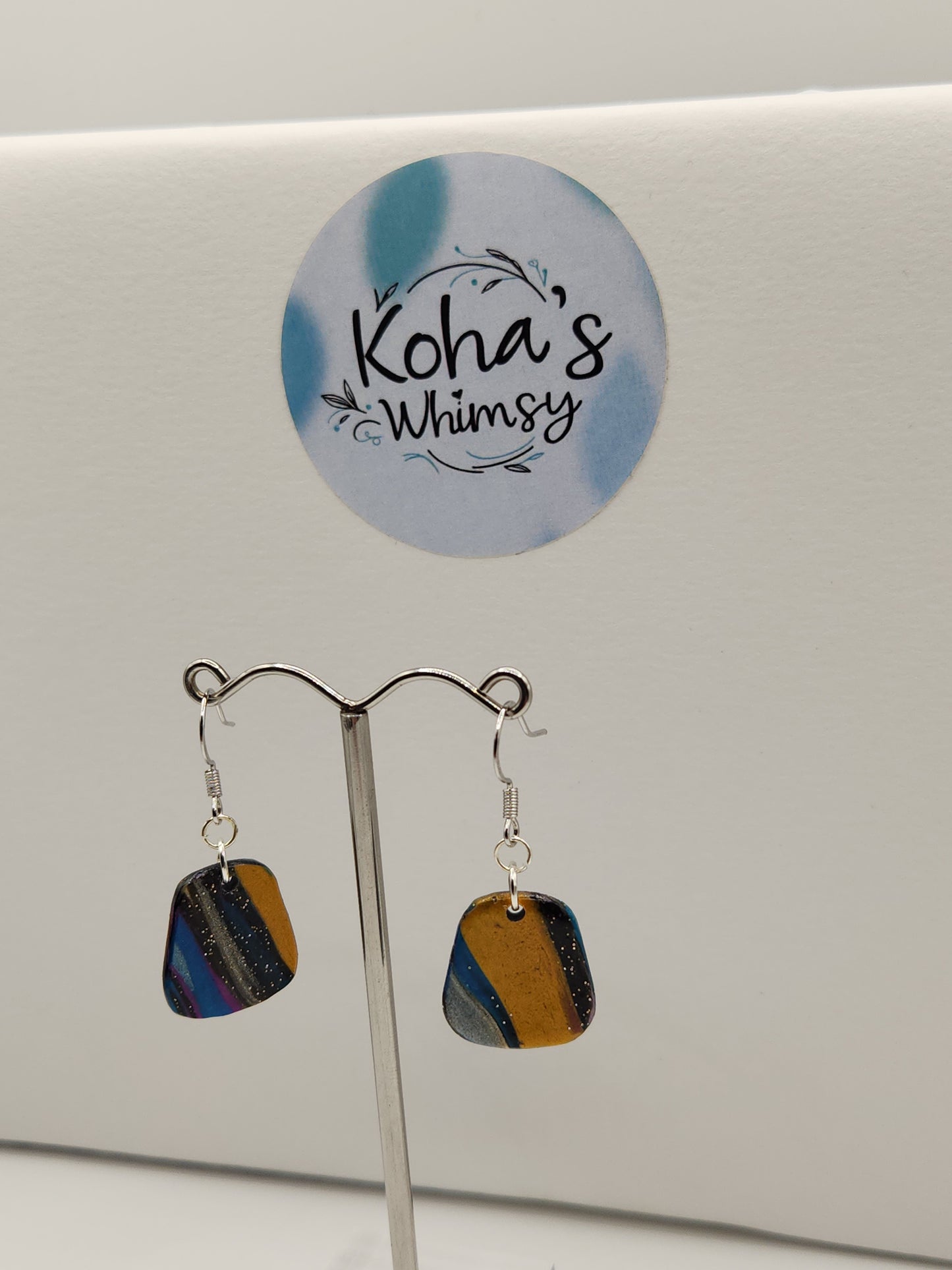 Dark Marble Jewellery Set