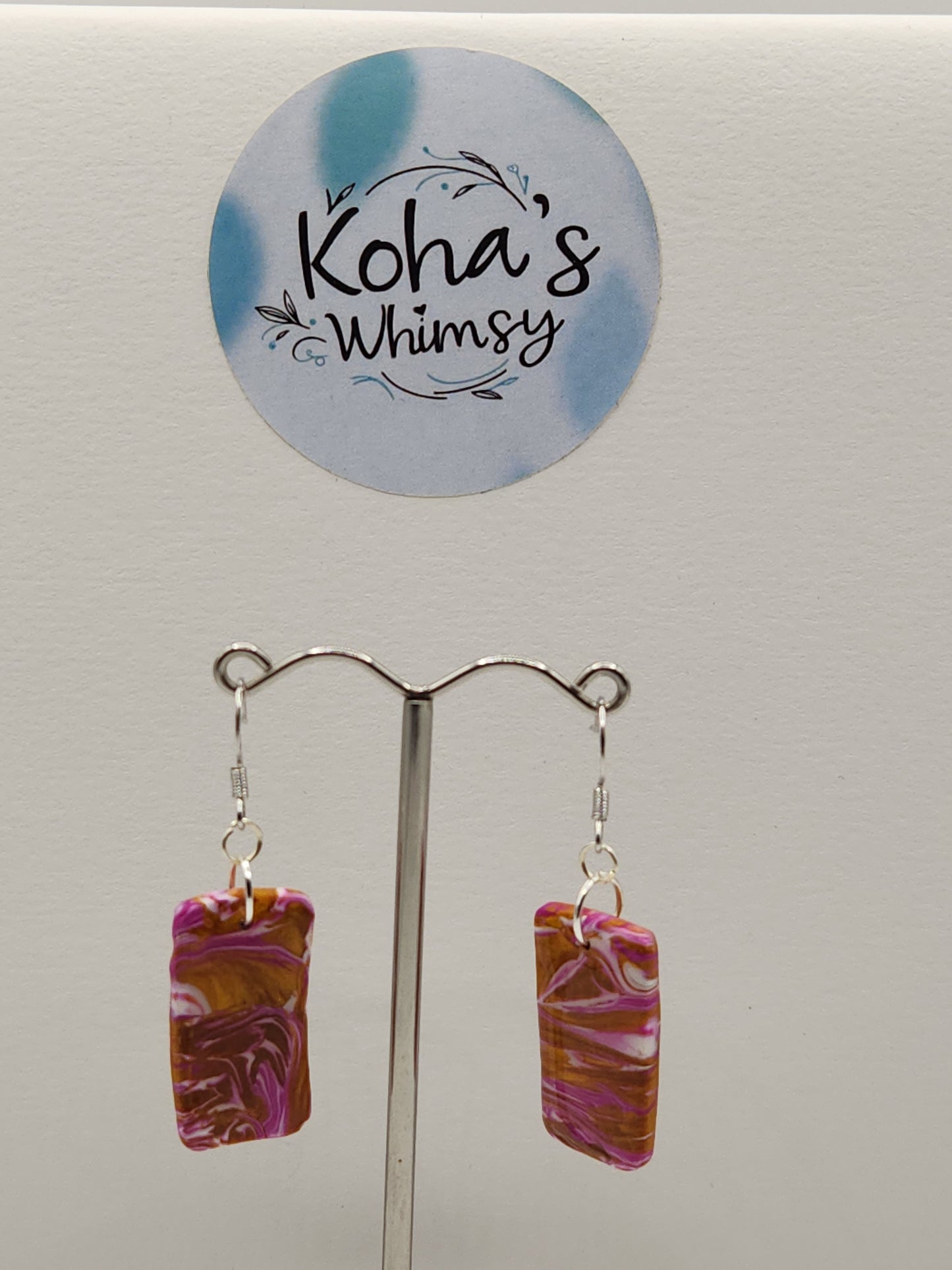 Golden Fuchsia Jewellery Set