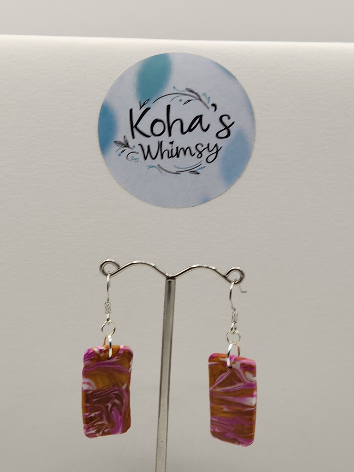 Golden Fuchsia Jewellery Set