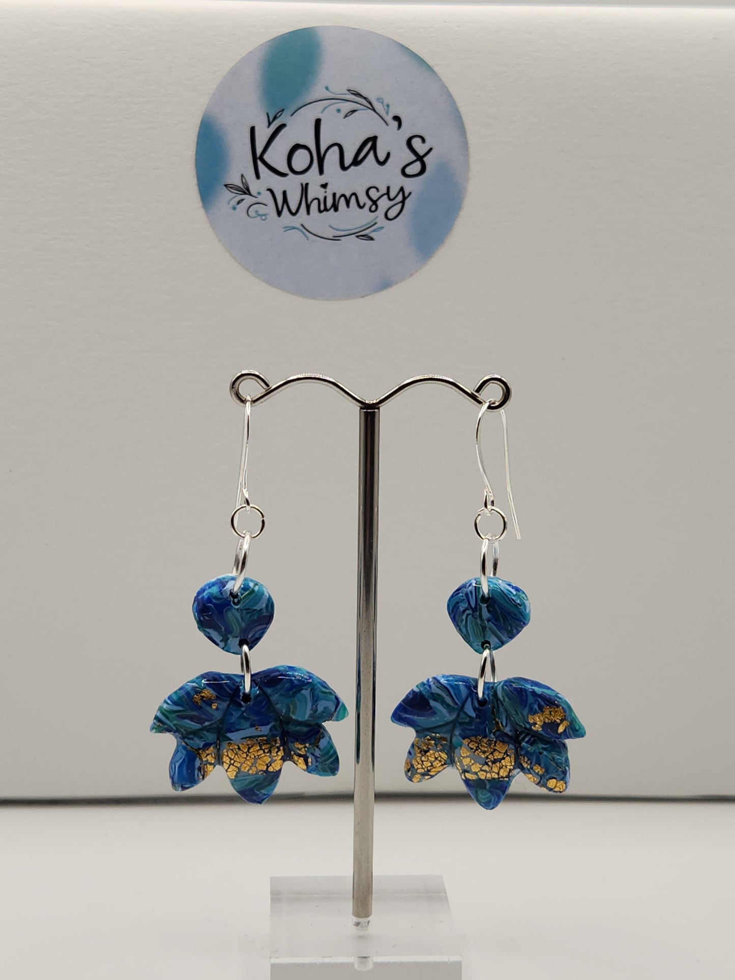 Sea Dreams Medium Lotus Bloom Dangle Earrings