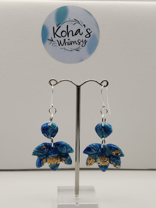 Sea Dreams Medium Lotus Bloom Dangle Earrings