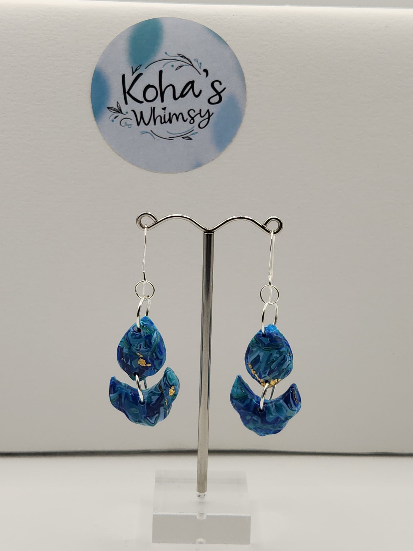 Sea Dreams Small Cascading Petal Dangle Earrings