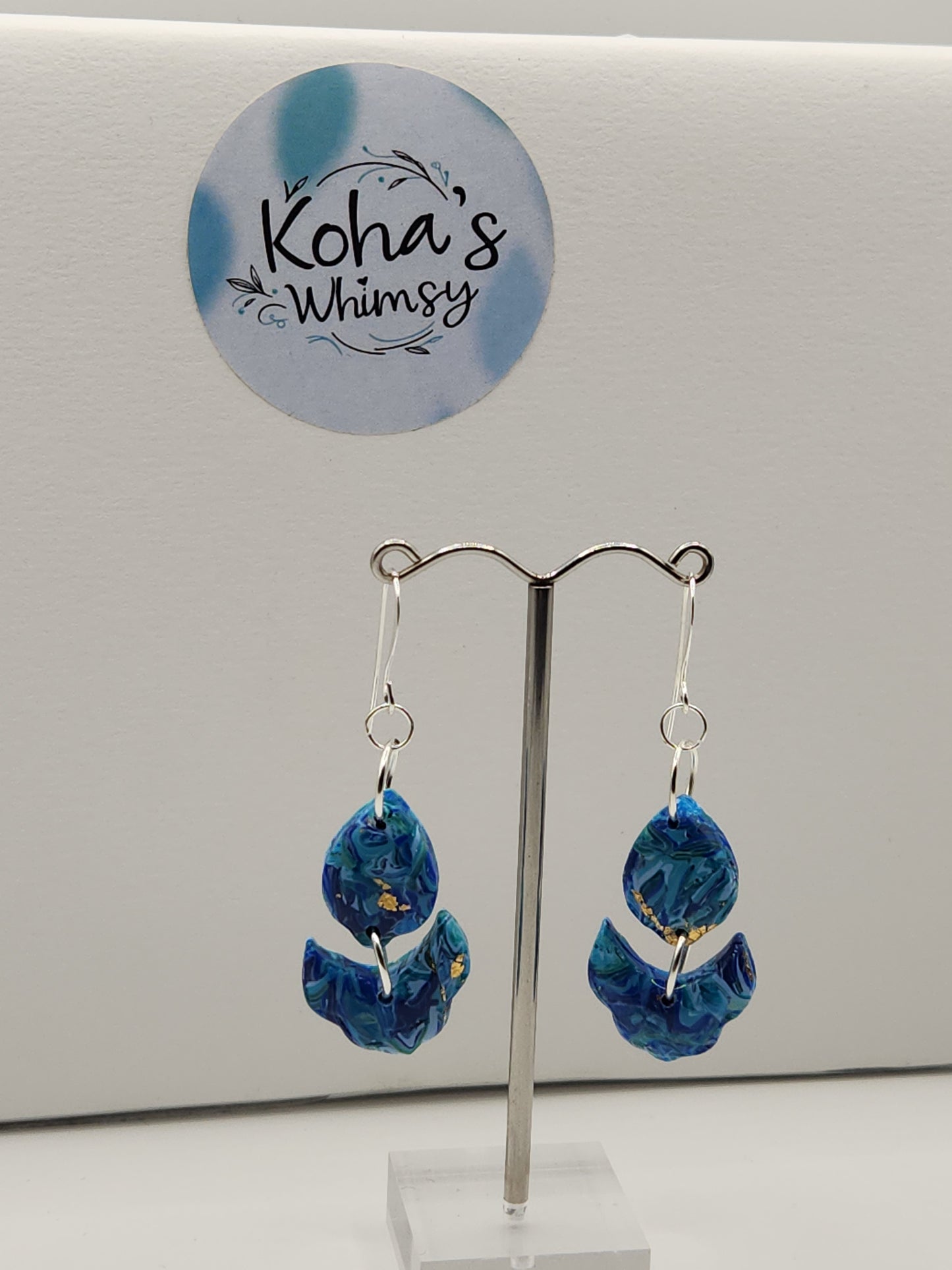 Sea Dreams Small Cascading Petal Dangle Earrings