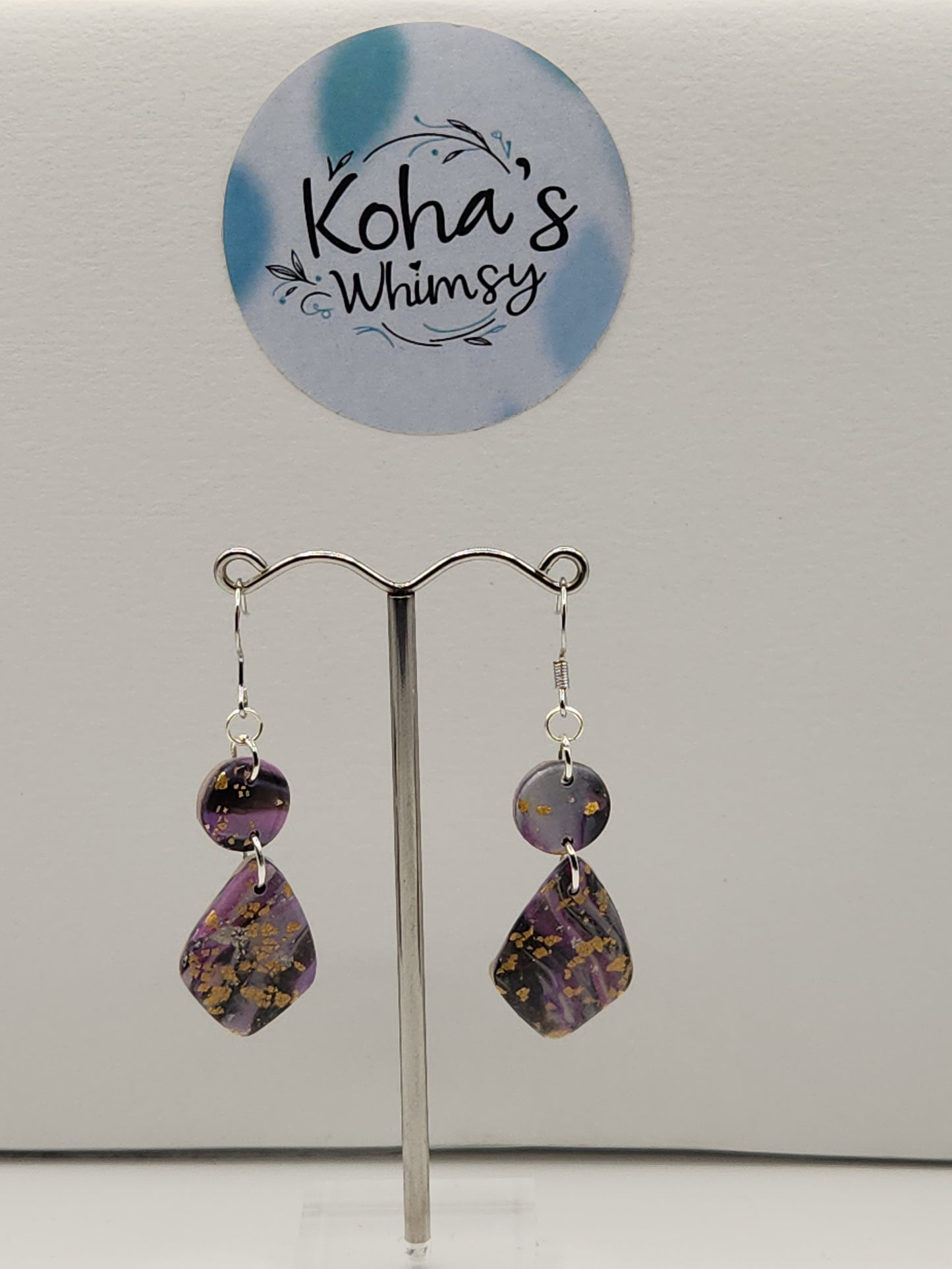 Indigo Shimmer Jewellery Set - Diamond Earrings & Diamond Pendant