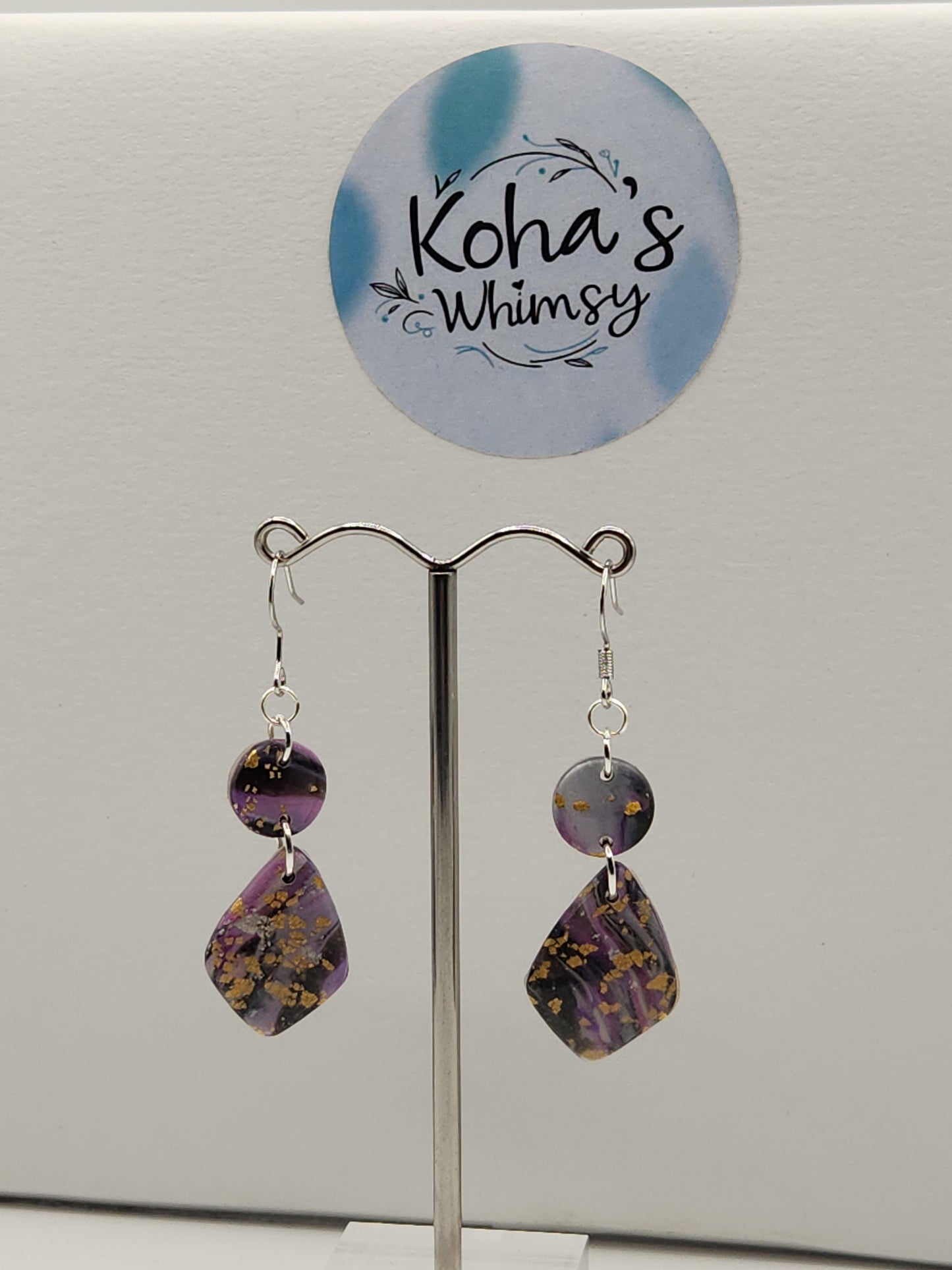 Indigo Shimmer Jewellery Set - Diamond Earrings & Diamond Pendant