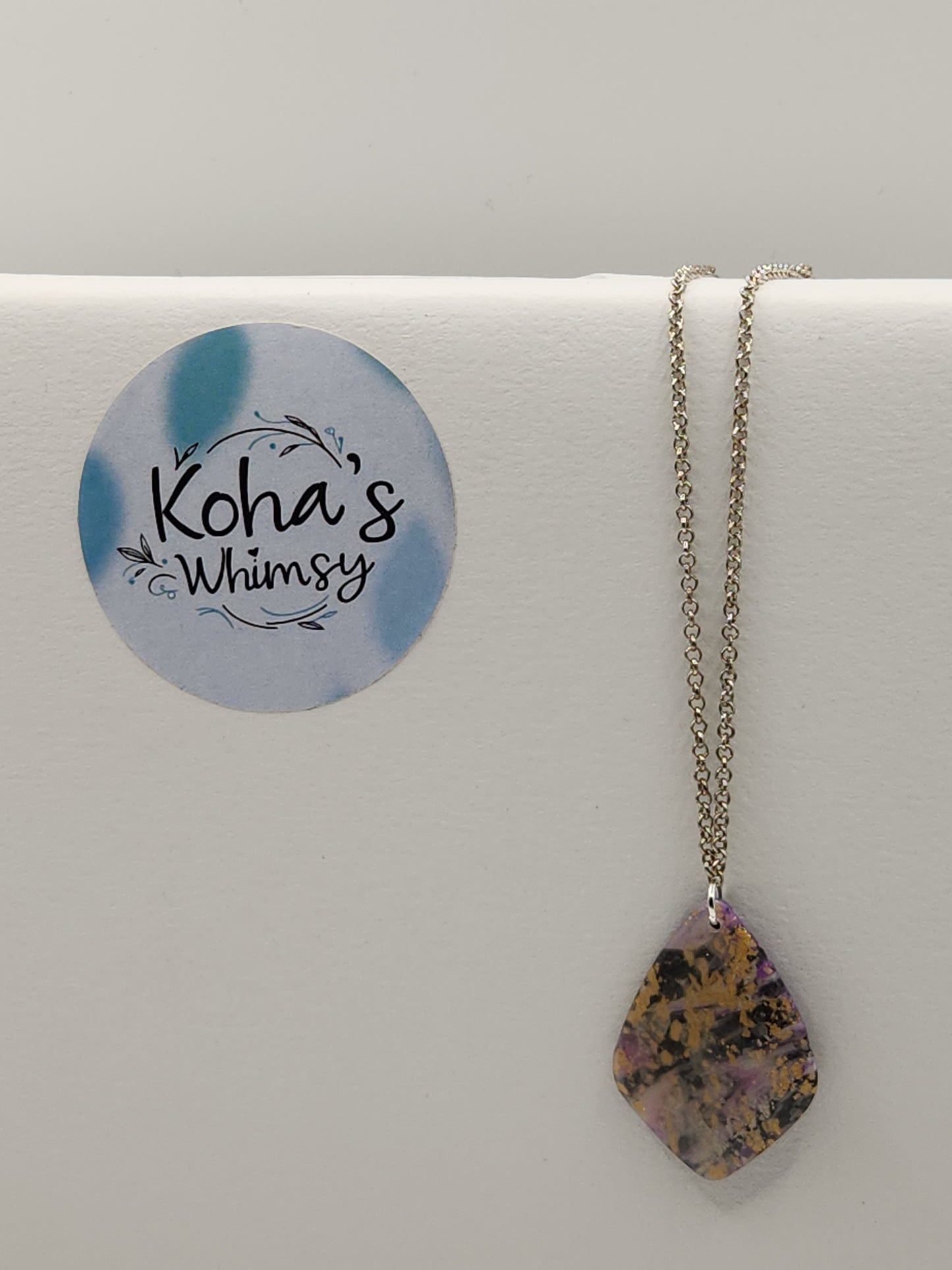 Indigo Shimmer Jewellery Set - Diamond Earrings & Diamond Pendant