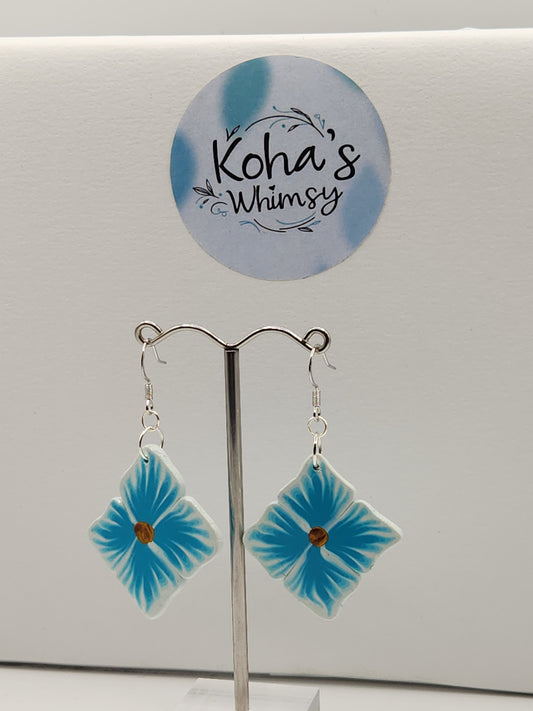 Sky Flowers Dangle Earrings