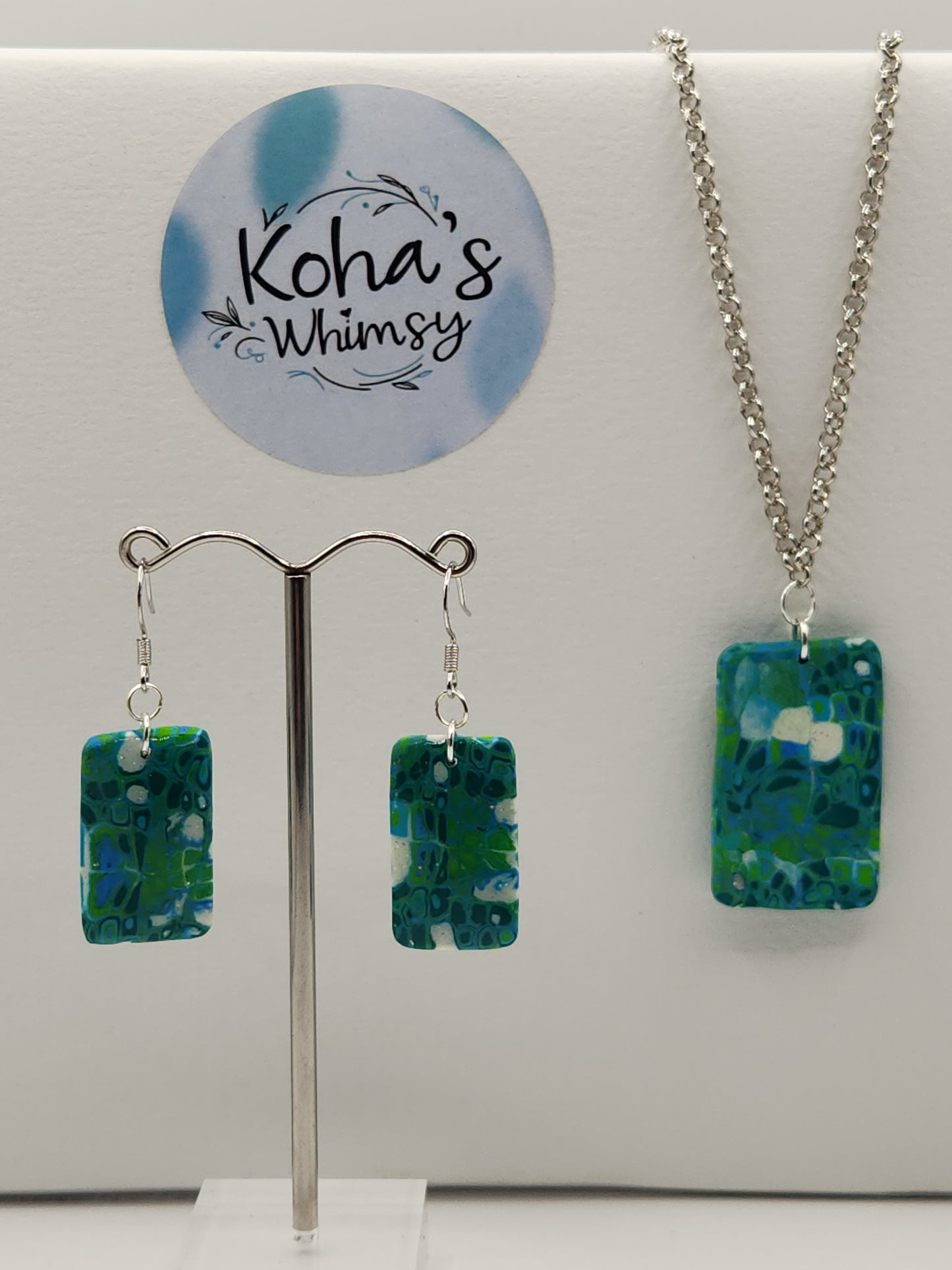 Shades of Green Jewellery Set