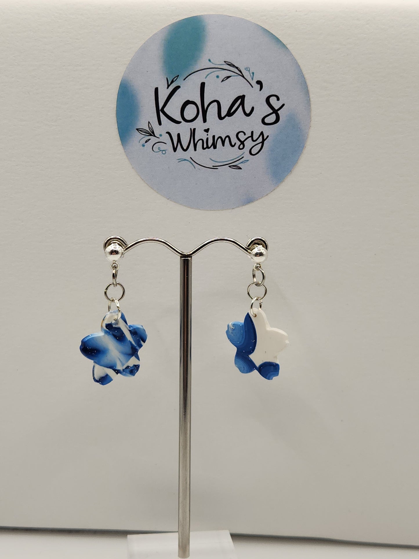 Galactic Dreams Jewellery Set - Dangle Studs & Teardrop Pendant