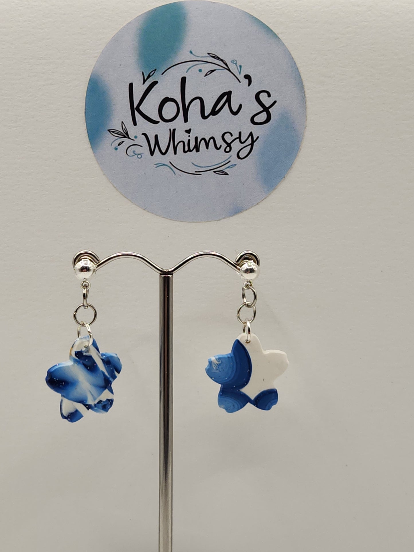 Galactic Dreams Jewellery Set - Dangle Studs & Teardrop Pendant