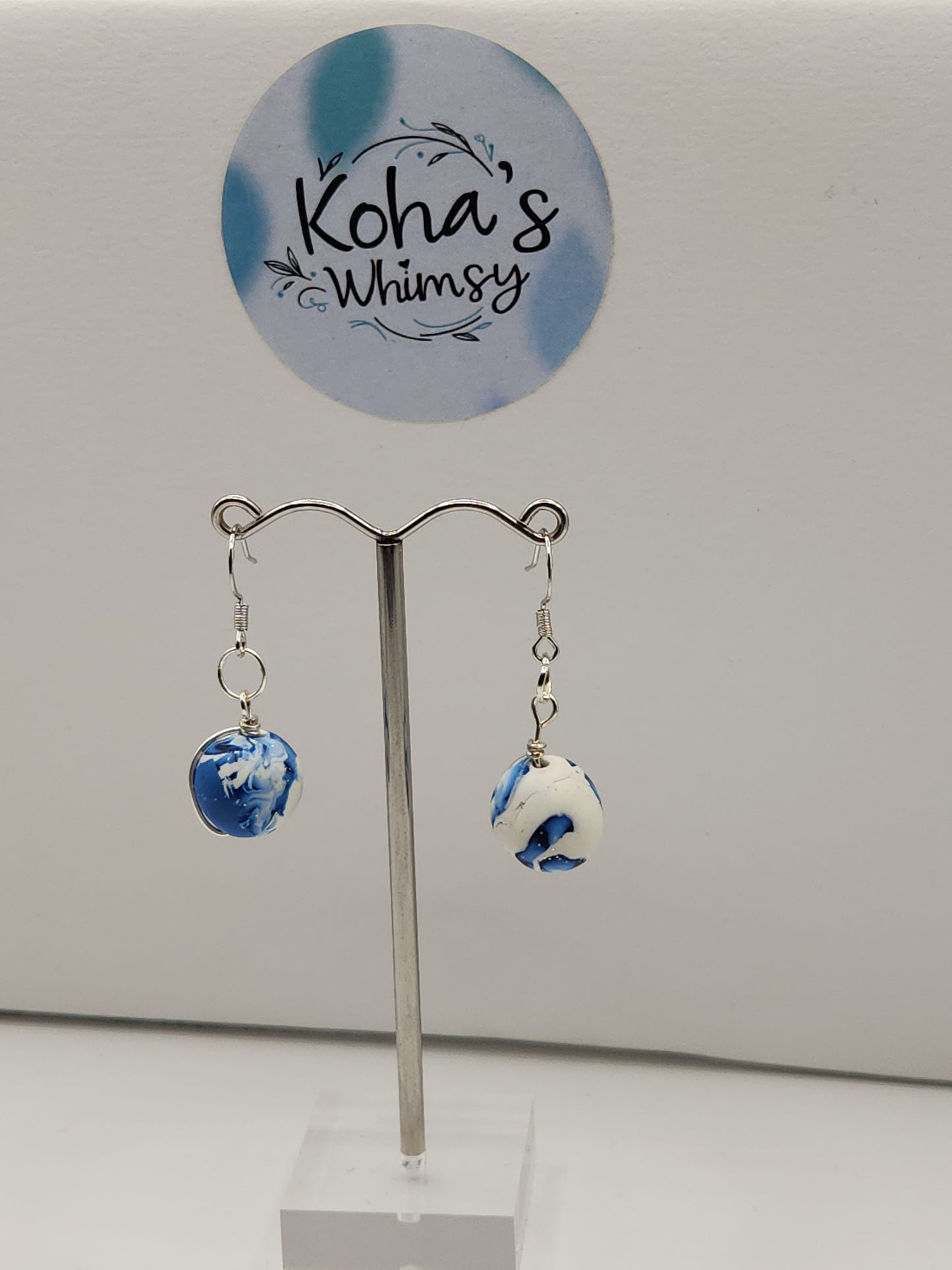 Galactic Dreams Jewellery Set - Wire-Wrapped Beads & Elongated Pendant