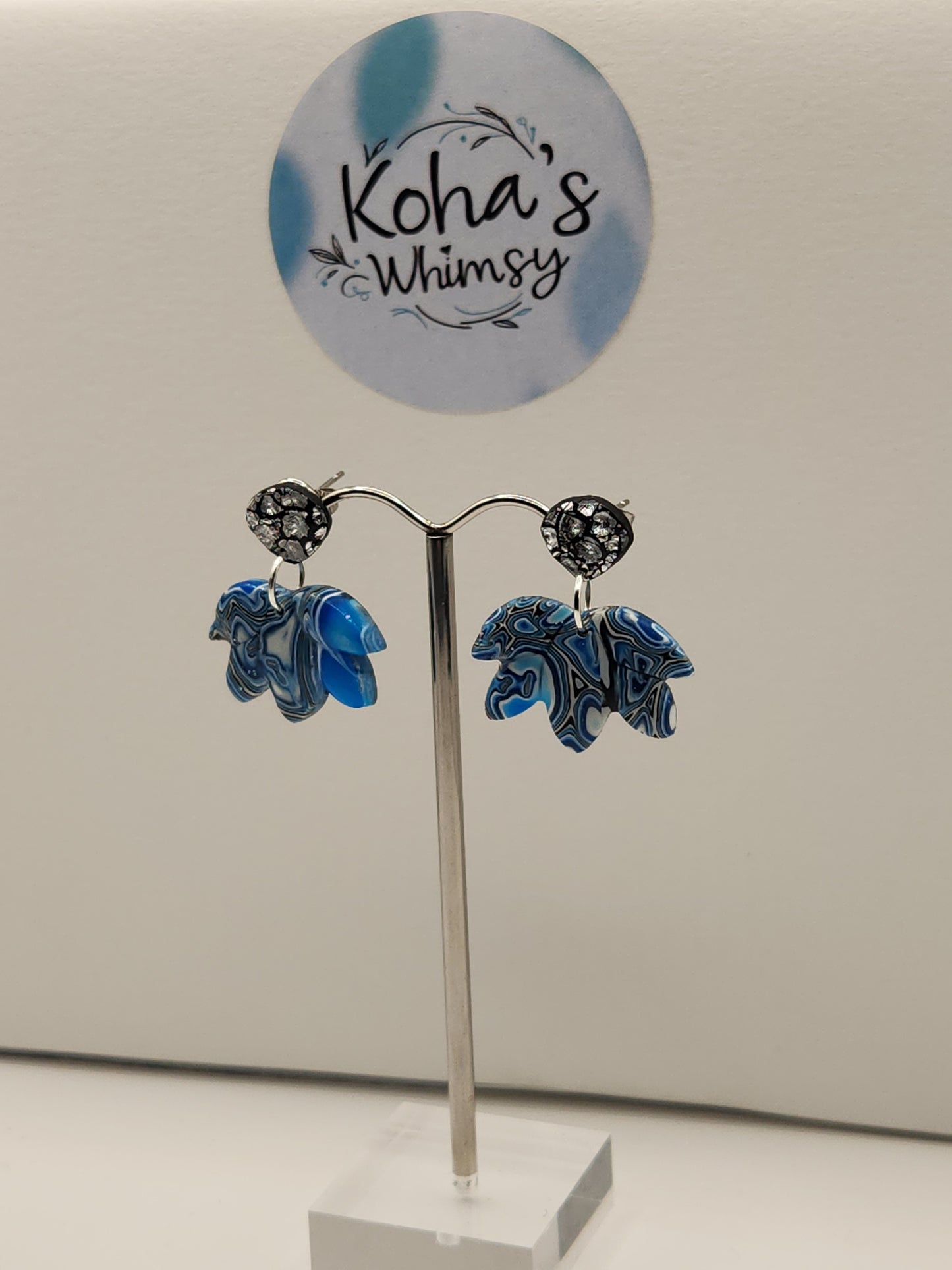 Shore Pool Small Lotus Bloom Stud Earrings