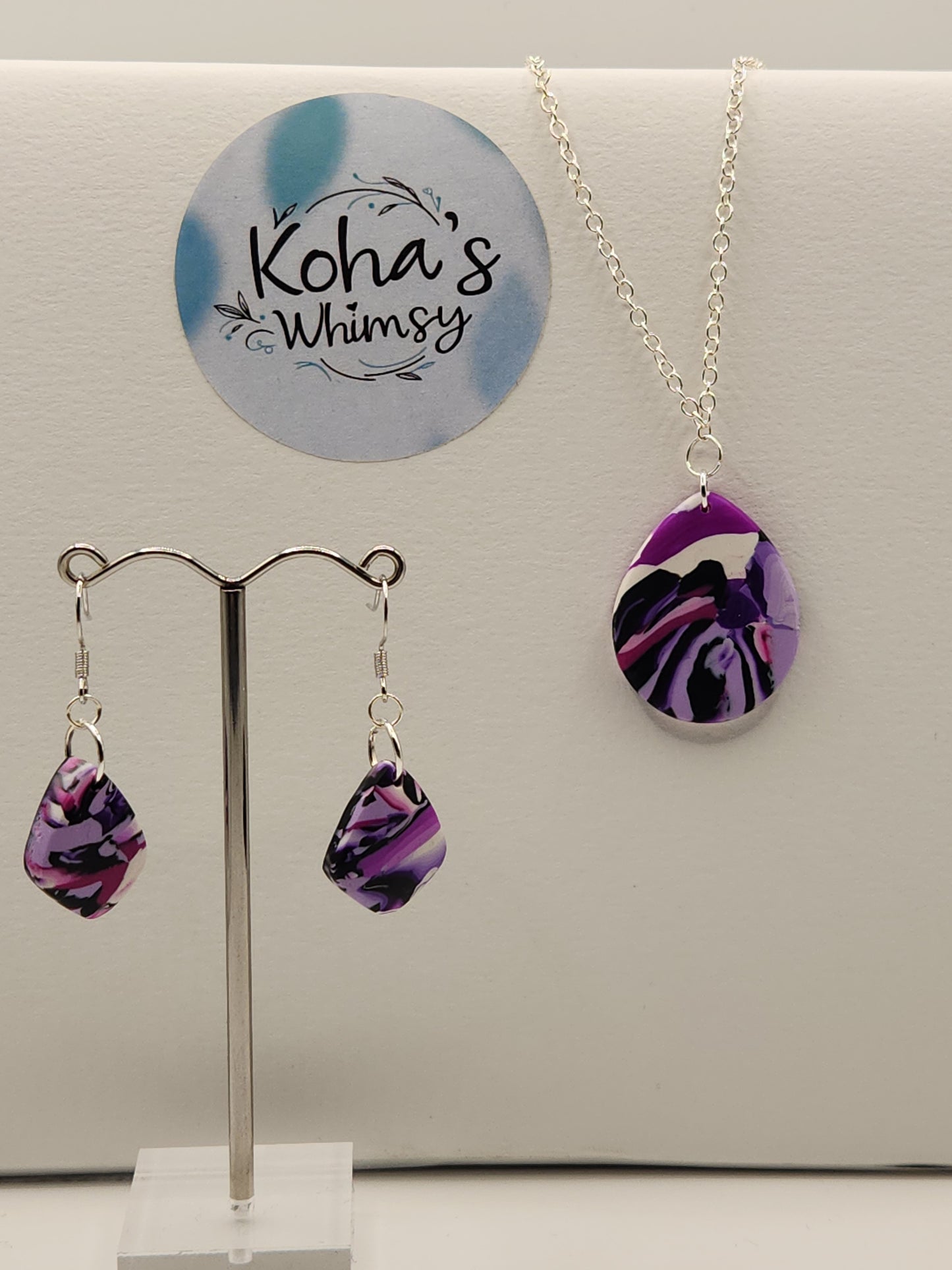 Violet Chaos Jewellery Set