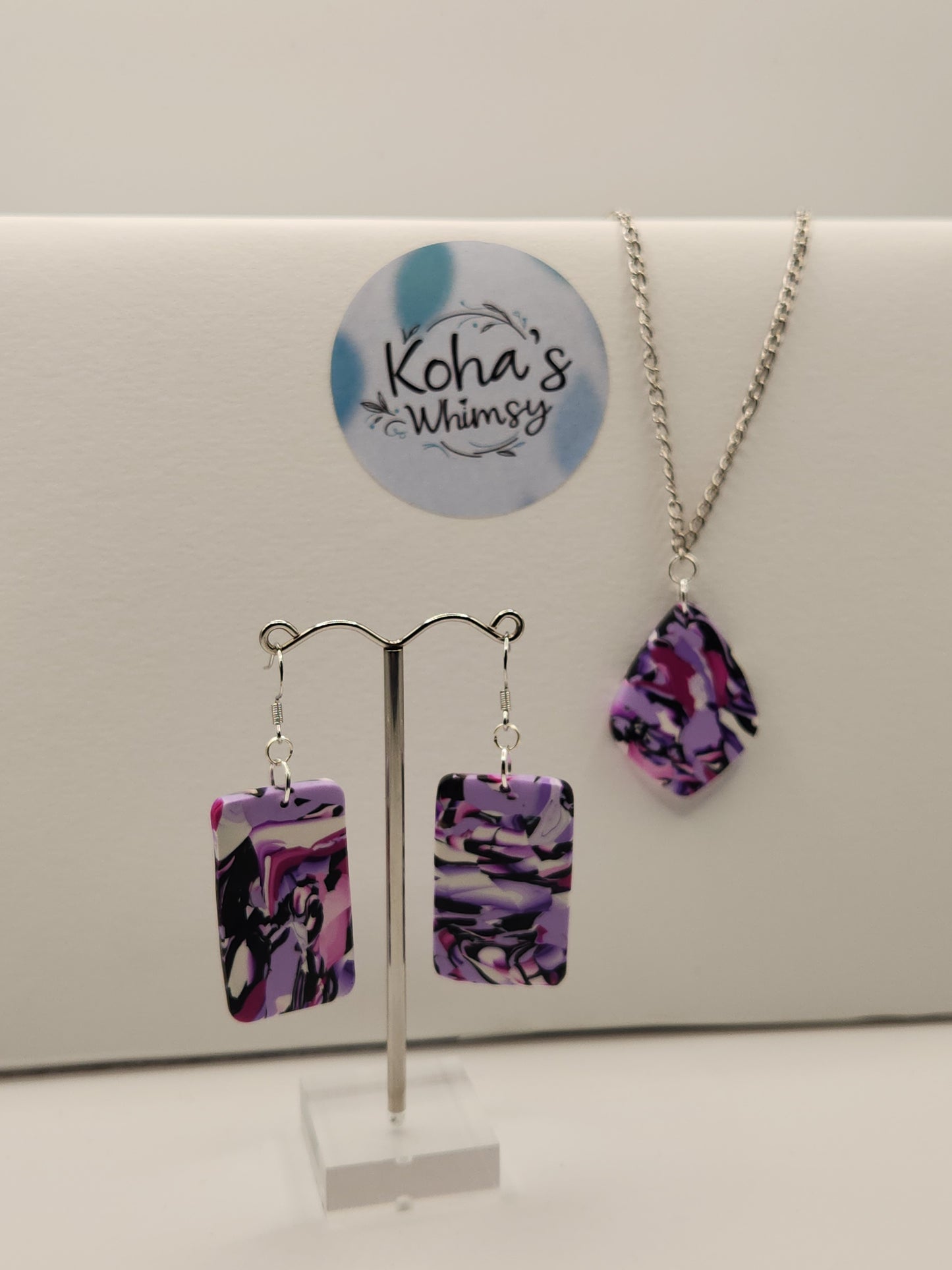 Violet Chaos Jewellery Set