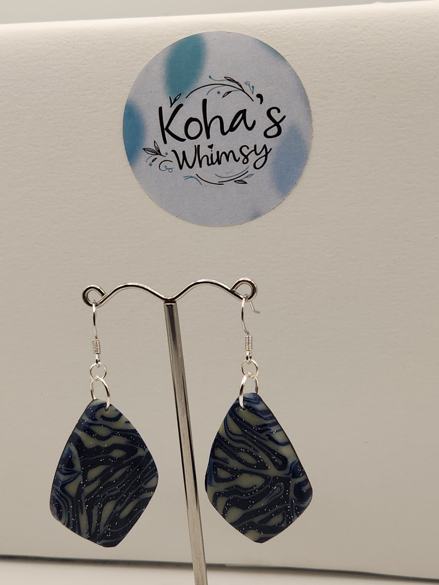 Starlight Shimmer Large Drop Diamond Dangle Earrings