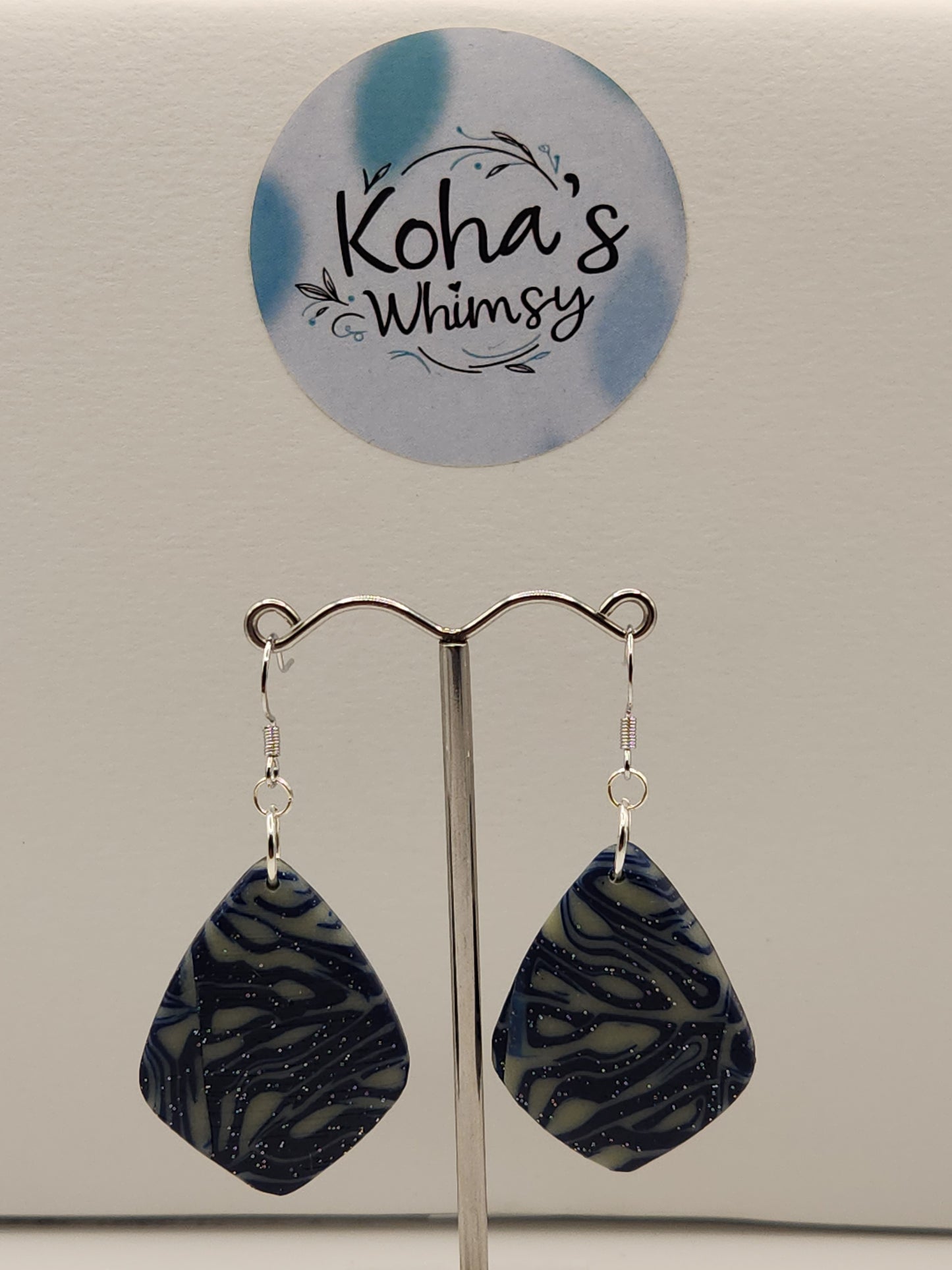 Starlight Shimmer Large Drop Diamond Dangle Earrings