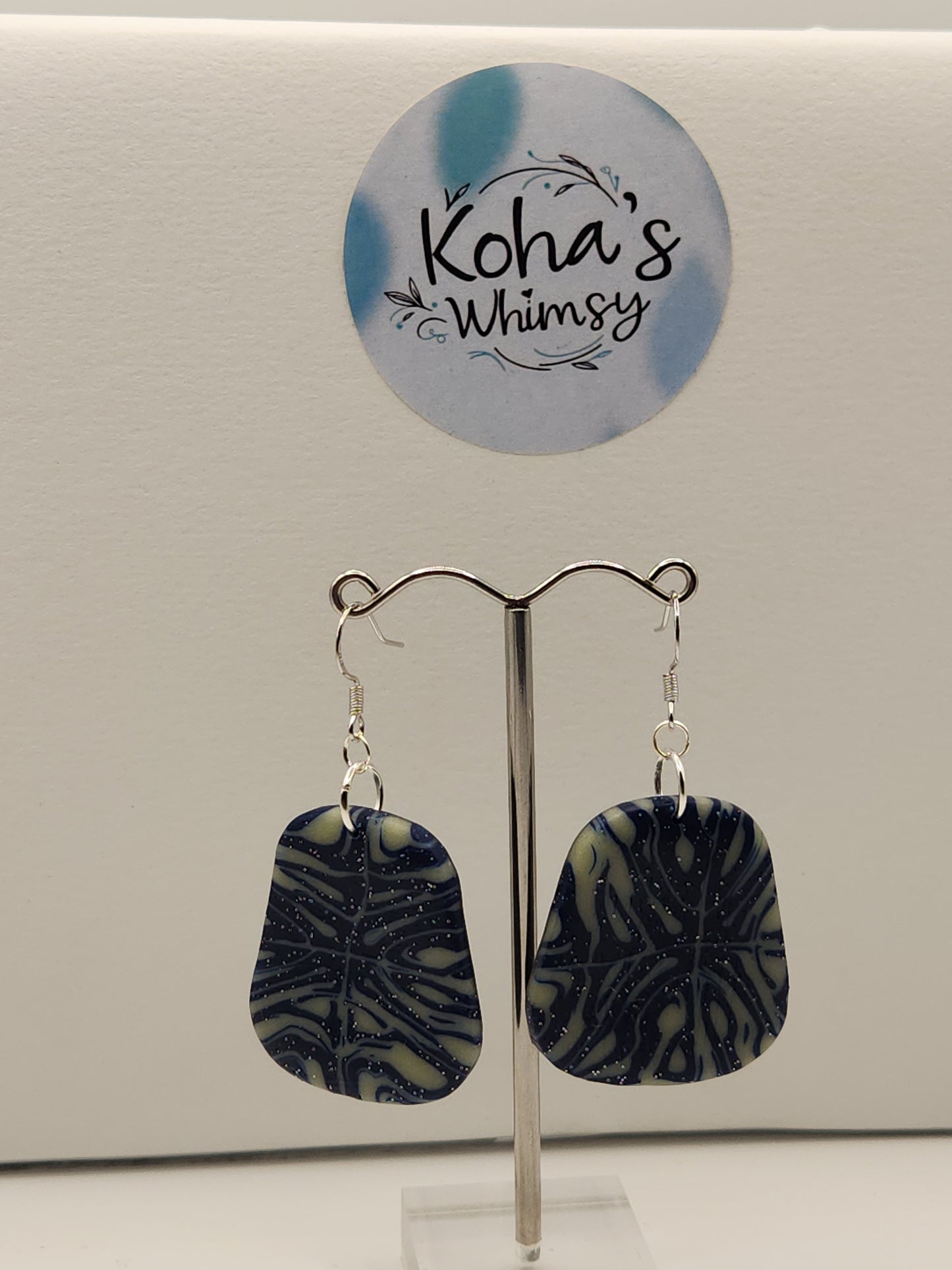 Starlight Shimmer Large Quadrangle Dangle Earrings