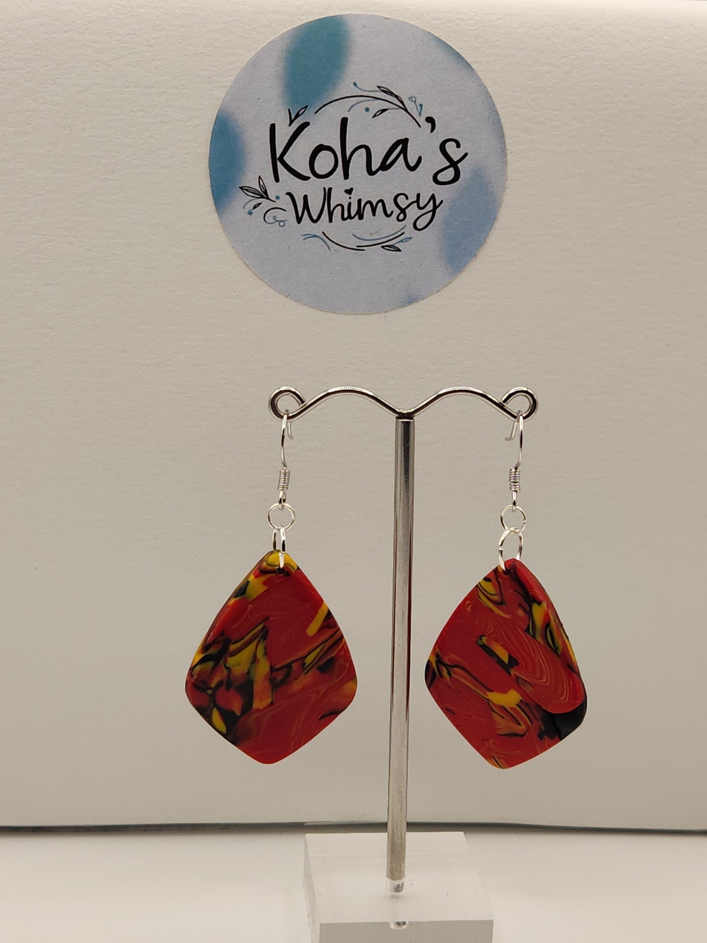 Dreamtime Large Drop Diamond Dangle Earrings