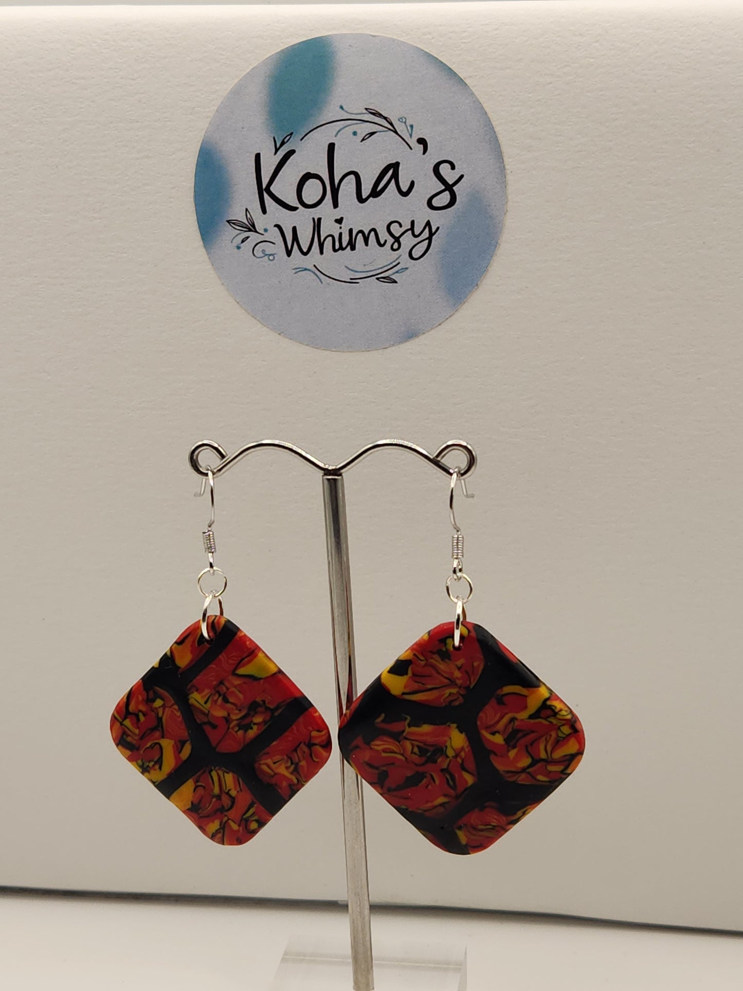 Dreamtime Rounded Diamond Dangle Earrings