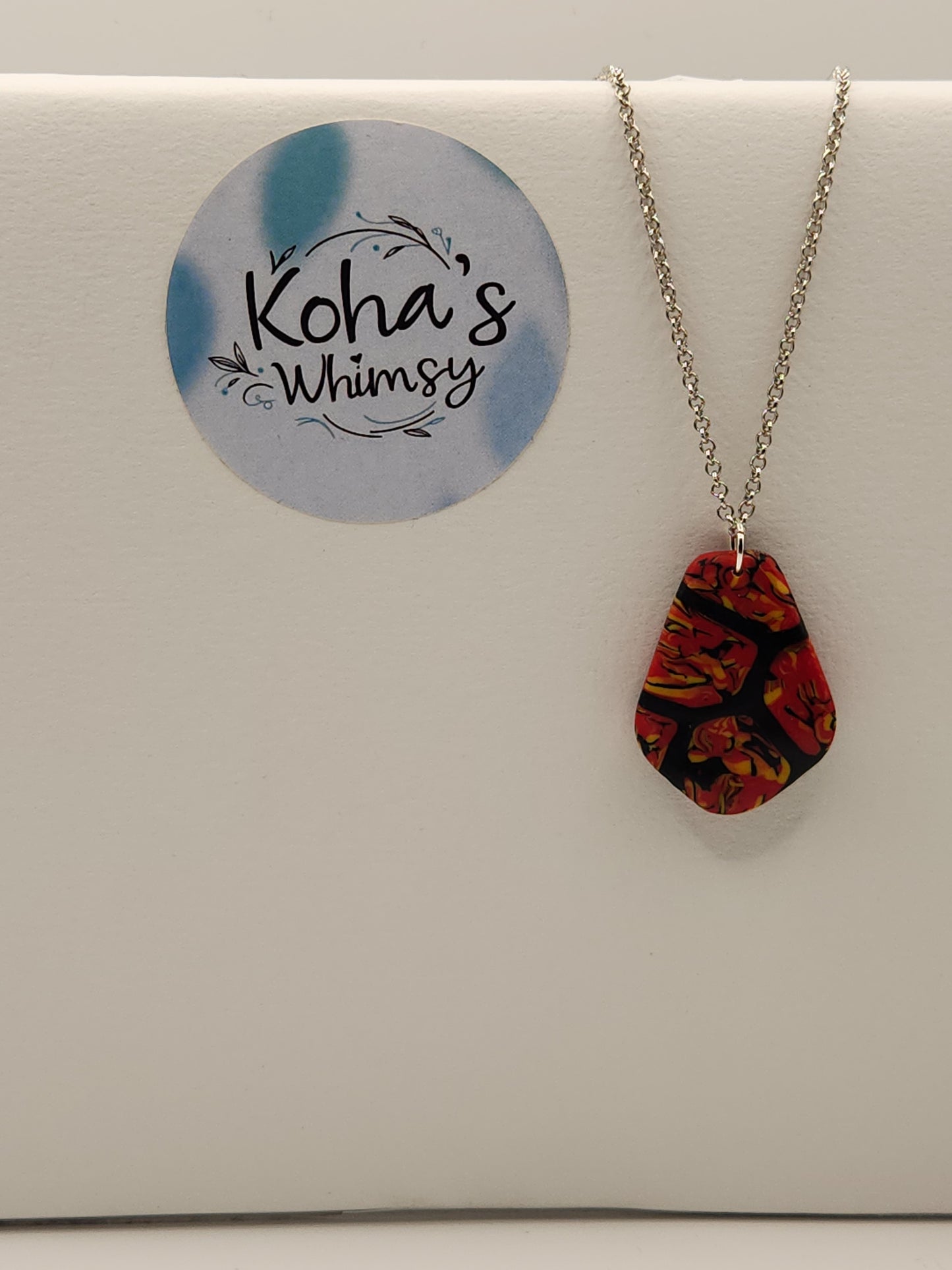 Dreamtime Jewellery Set - Rectangle Earrings & Drop Pendant