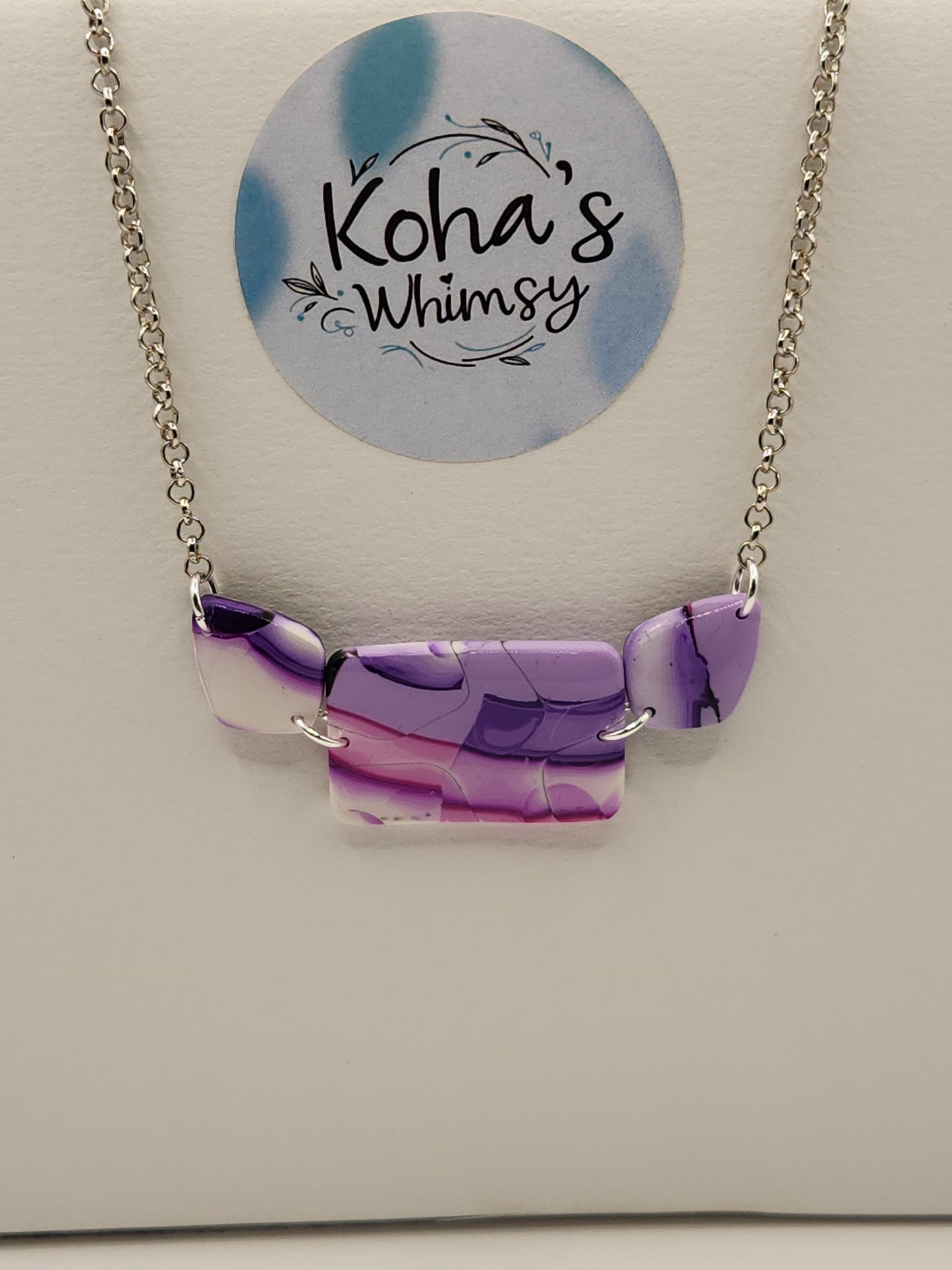 Violet Kaleidoscope Jewellery Set