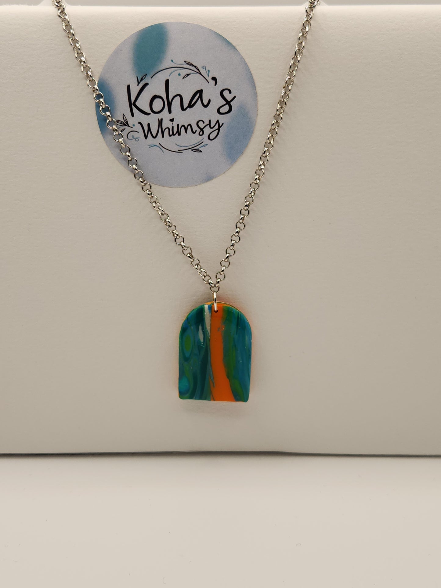 Orange Emerald Jewellery Set