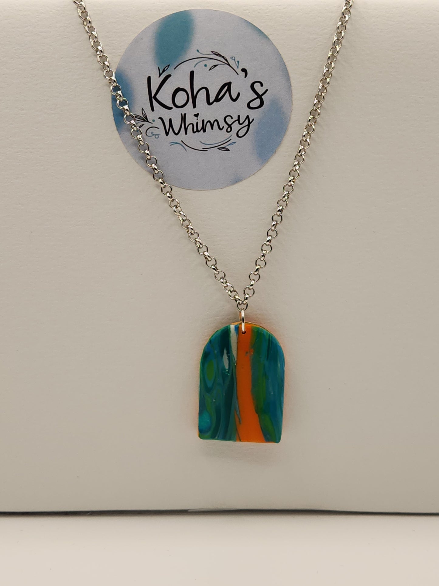 Orange Emerald Jewellery Set