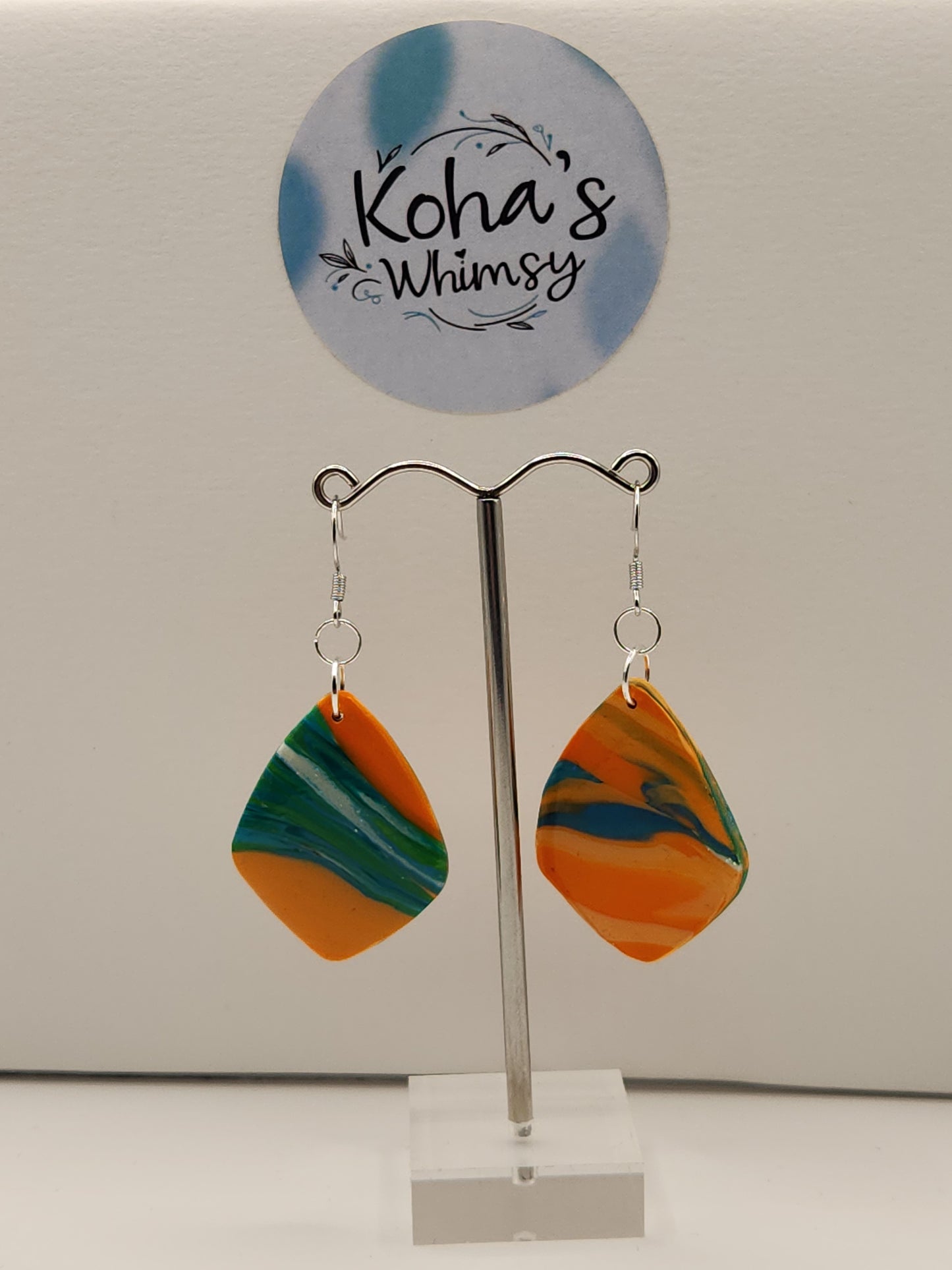 Orange Emerald Jewellery Set