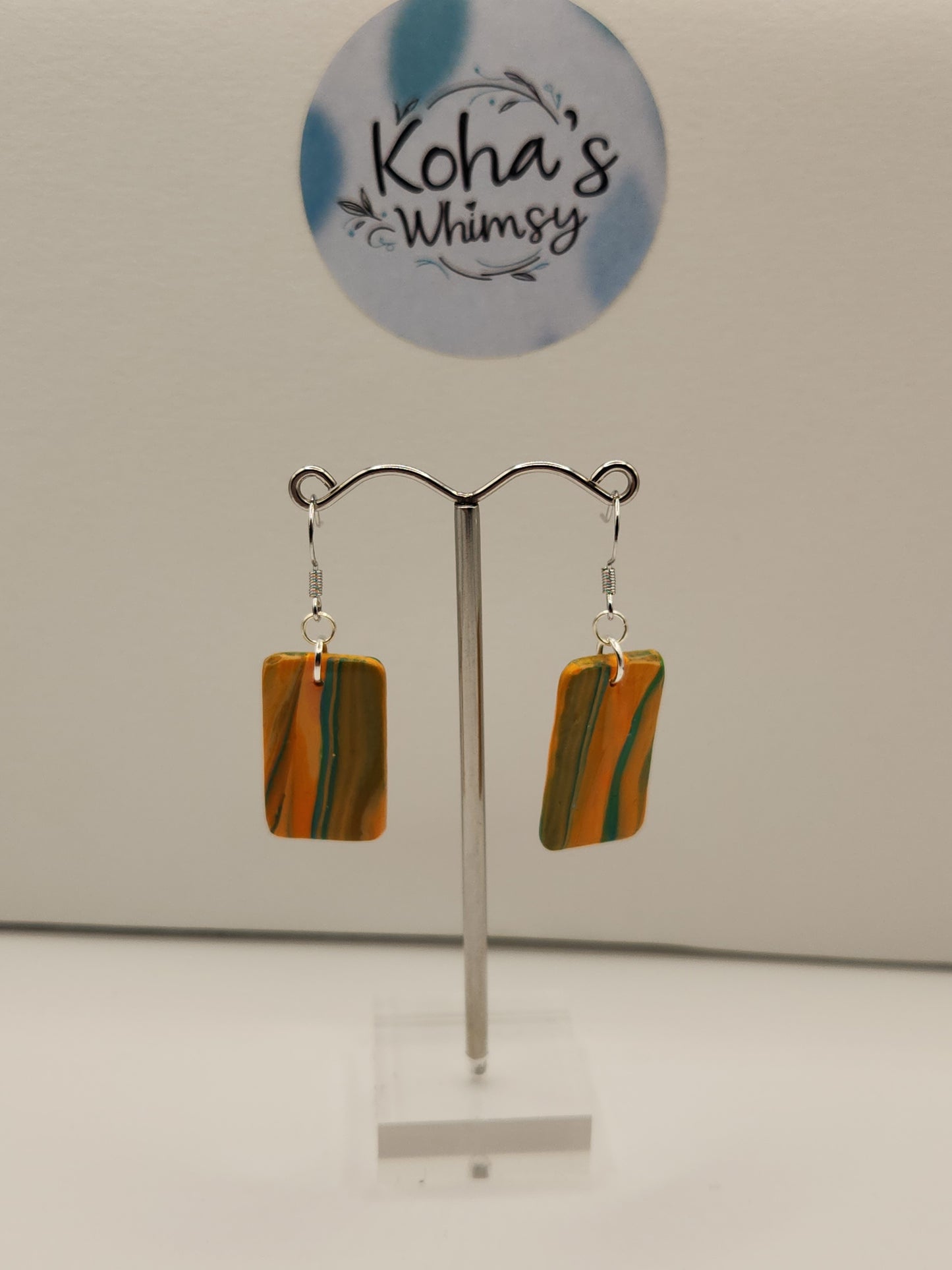 Orange Emerald Jewellery Set