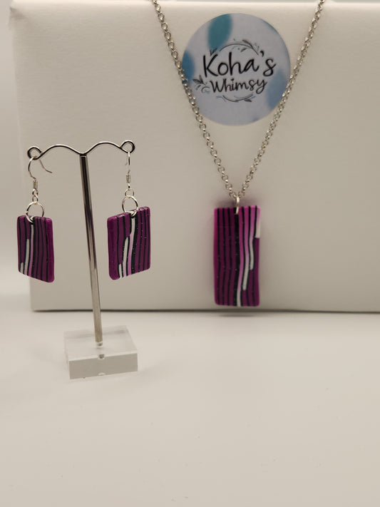 Layers of Purple Jewellery Set
