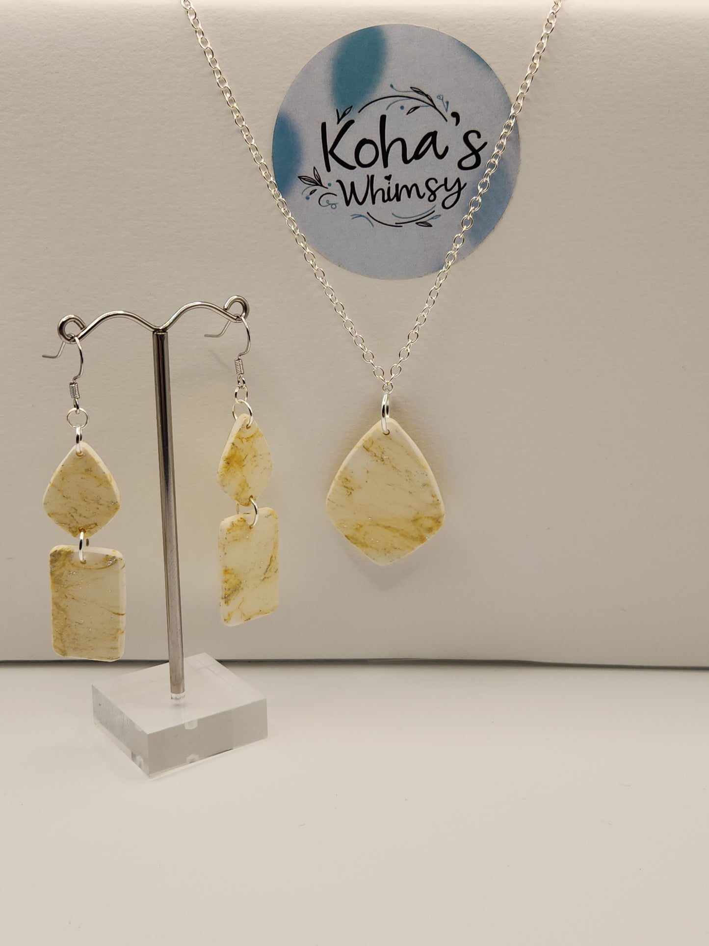 Lemon Howlite Jewellery Set