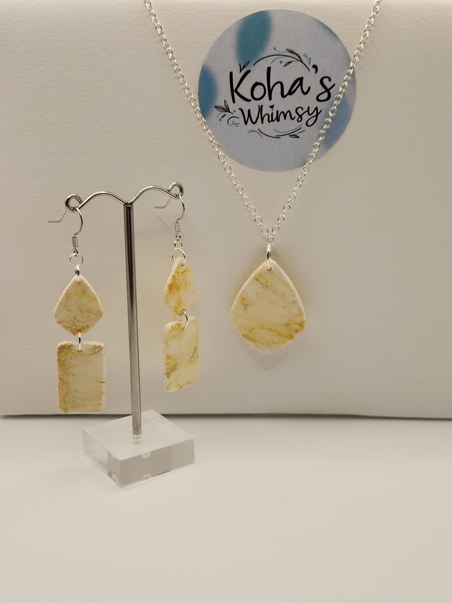 Lemon Howlite Jewellery Set
