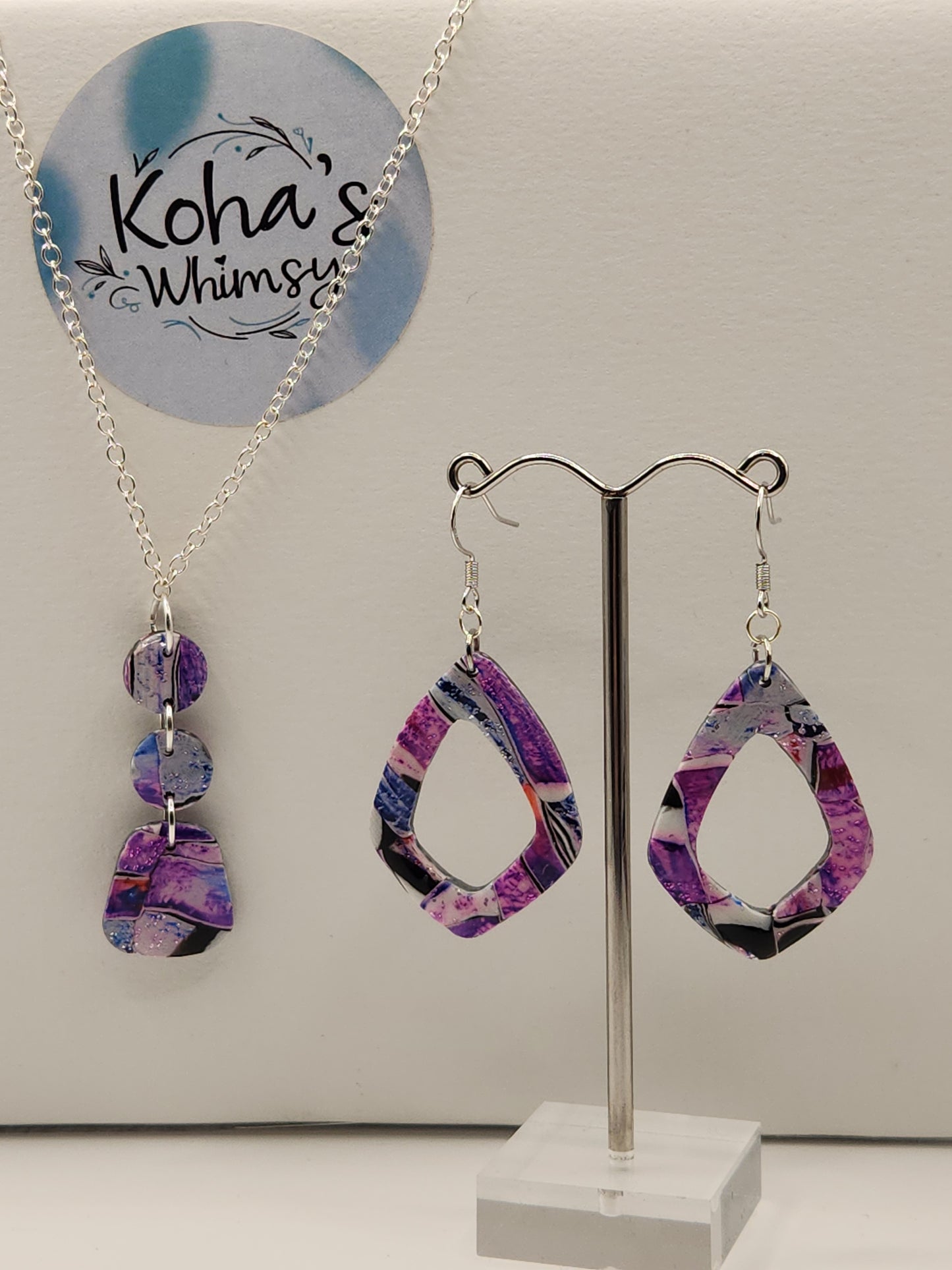 Metallic Watercolour Jewellery Set