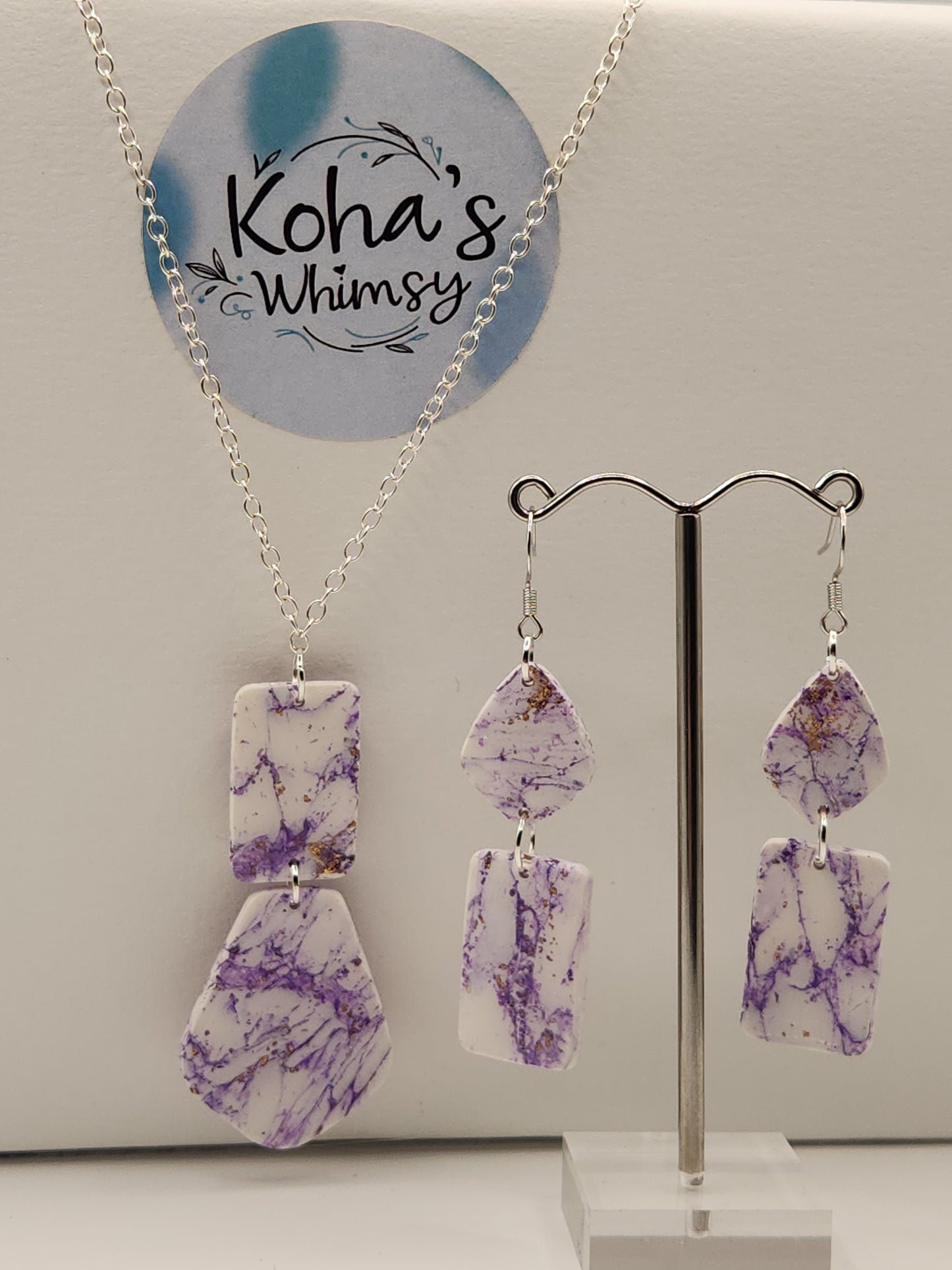Violet Howlite Jewellery Set