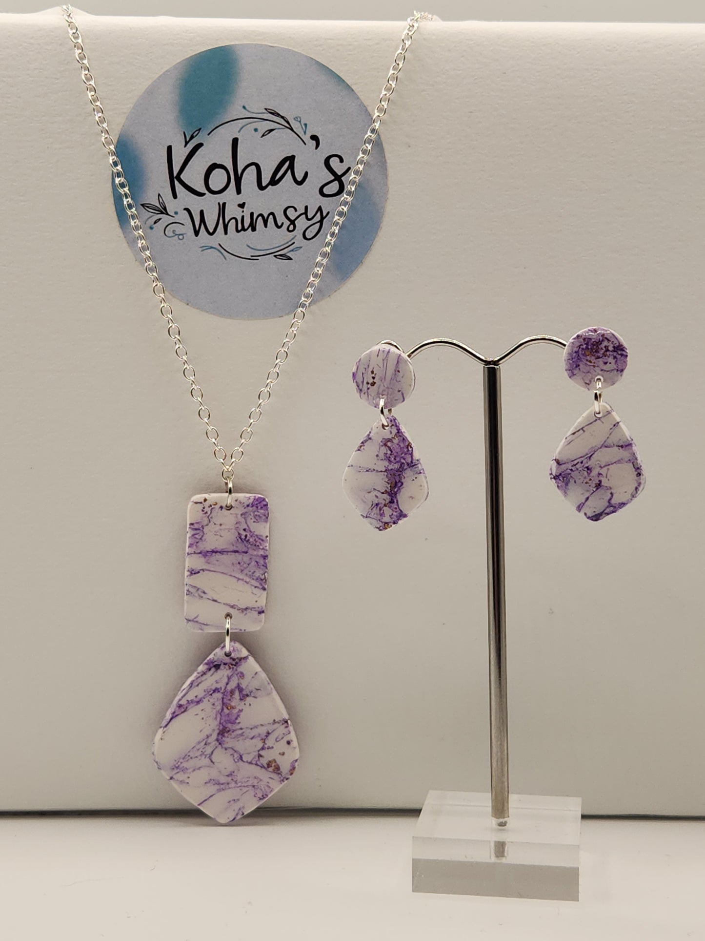 Violet Howlite Jewellery Set
