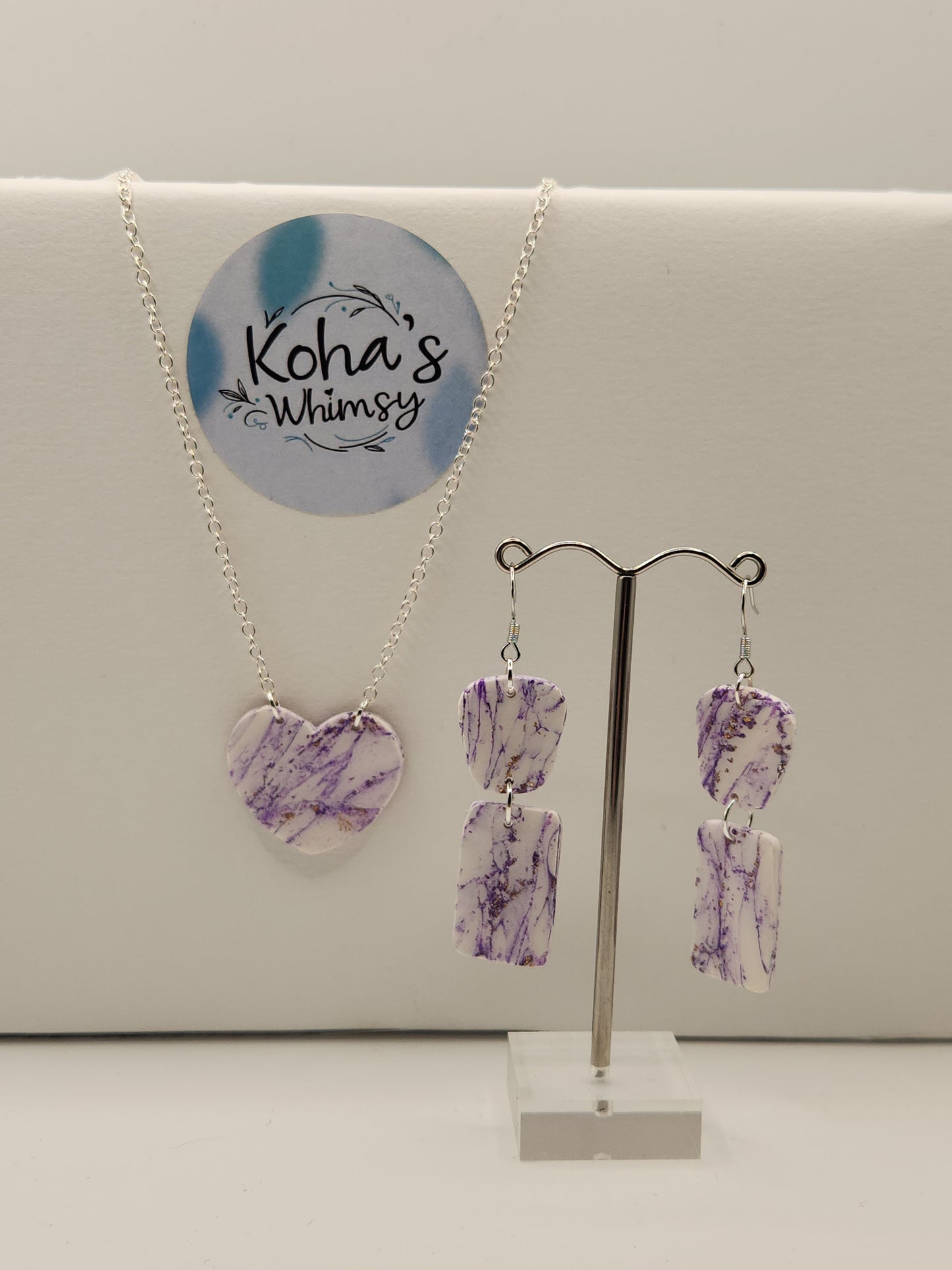 Violet Howlite Jewellery Set