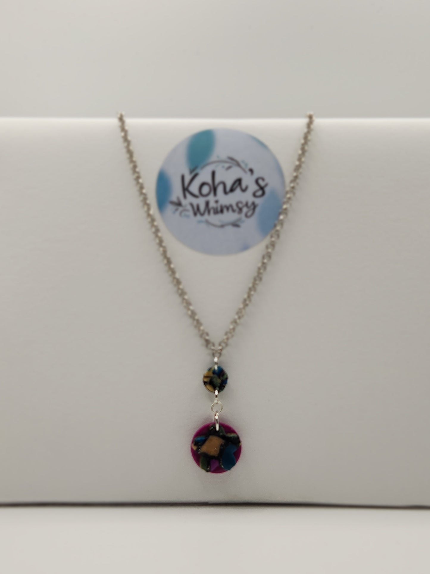 Rainbow Fish Blossom Pendant