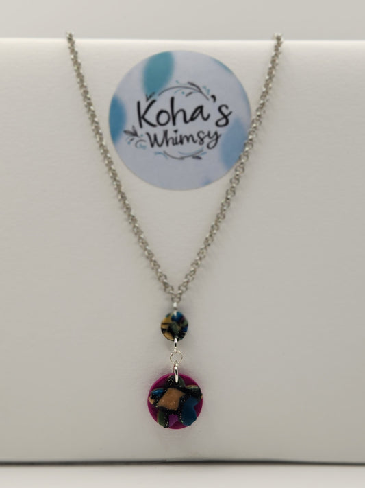 Rainbow Fish Blossom Pendant