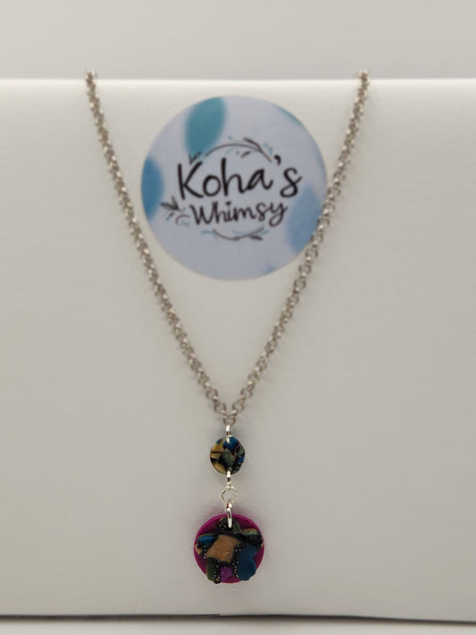 Rainbow Fish Blossom Pendant